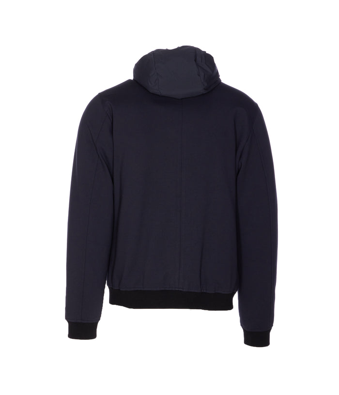 Moorer Coats Blue Elastane