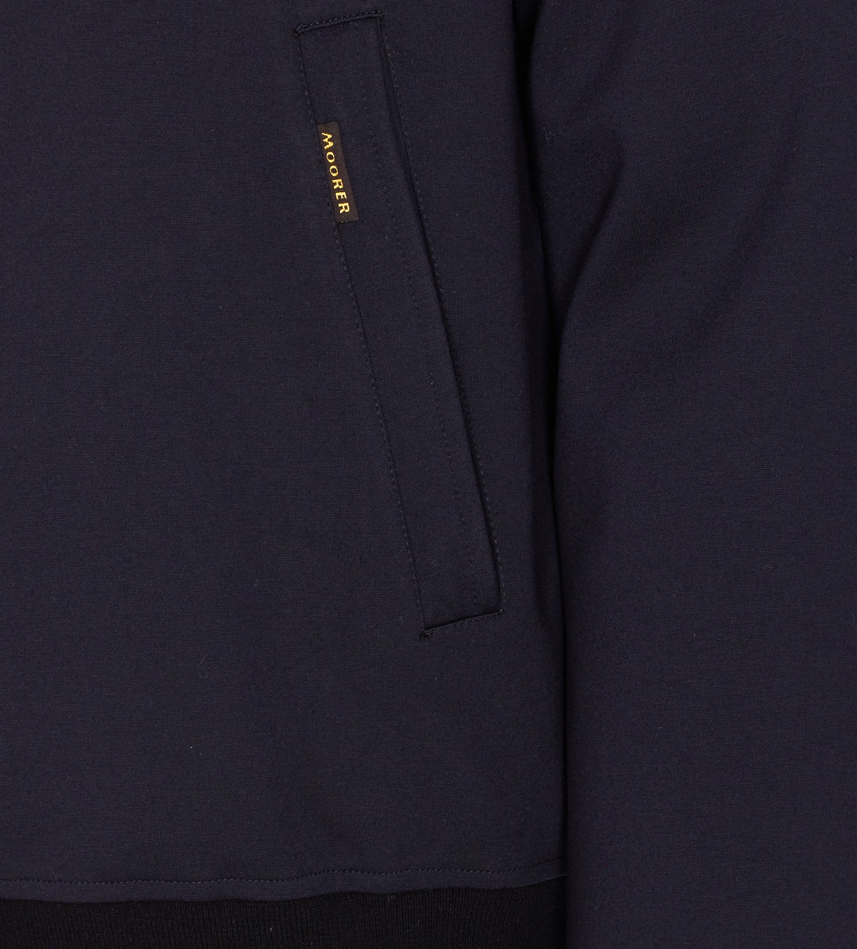 Moorer Coats Blue Elastane