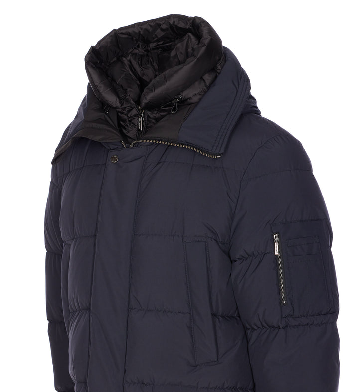 Moorer Coats Blue Polyester