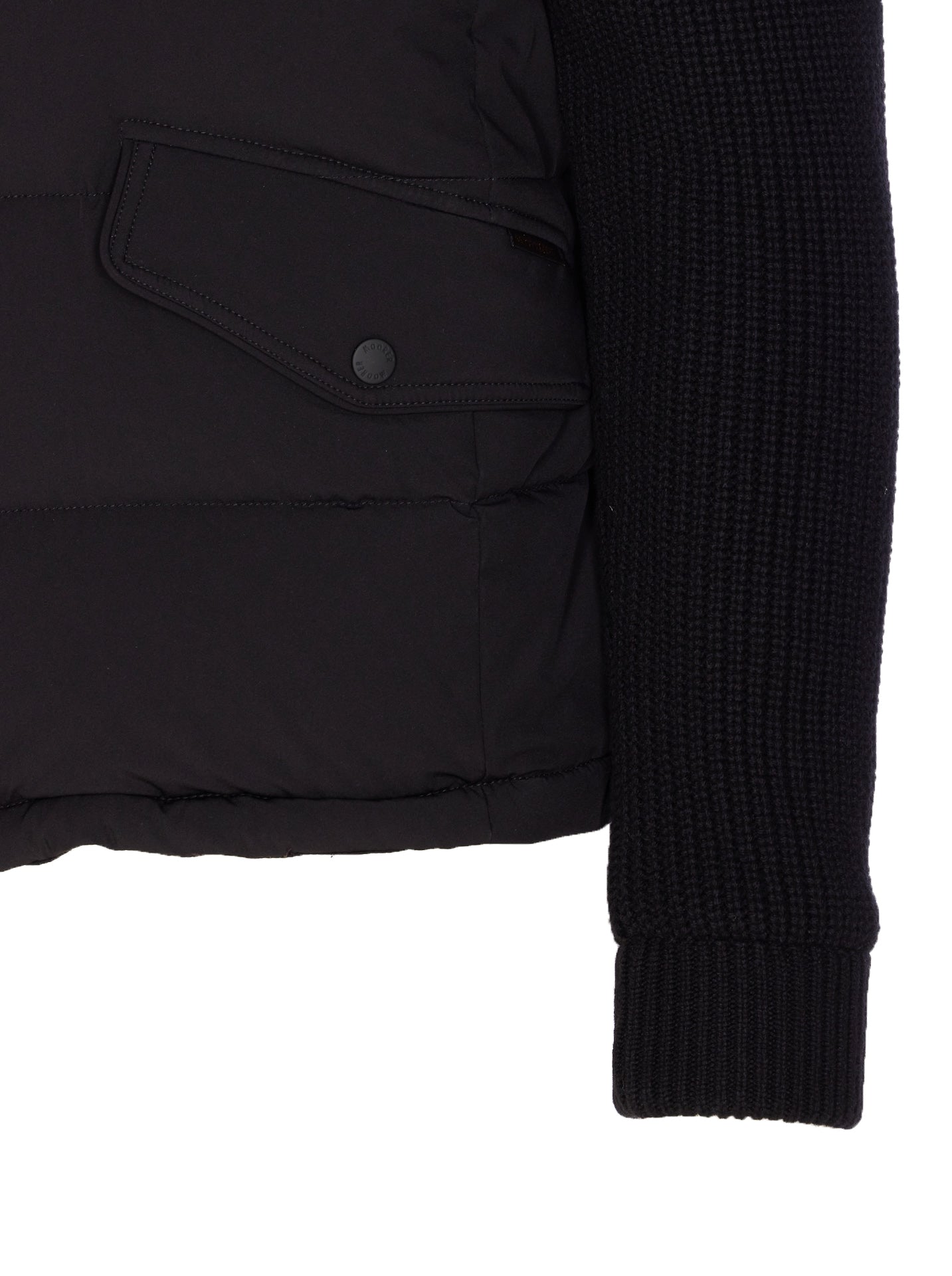 Moorer Coats Black Polyamide