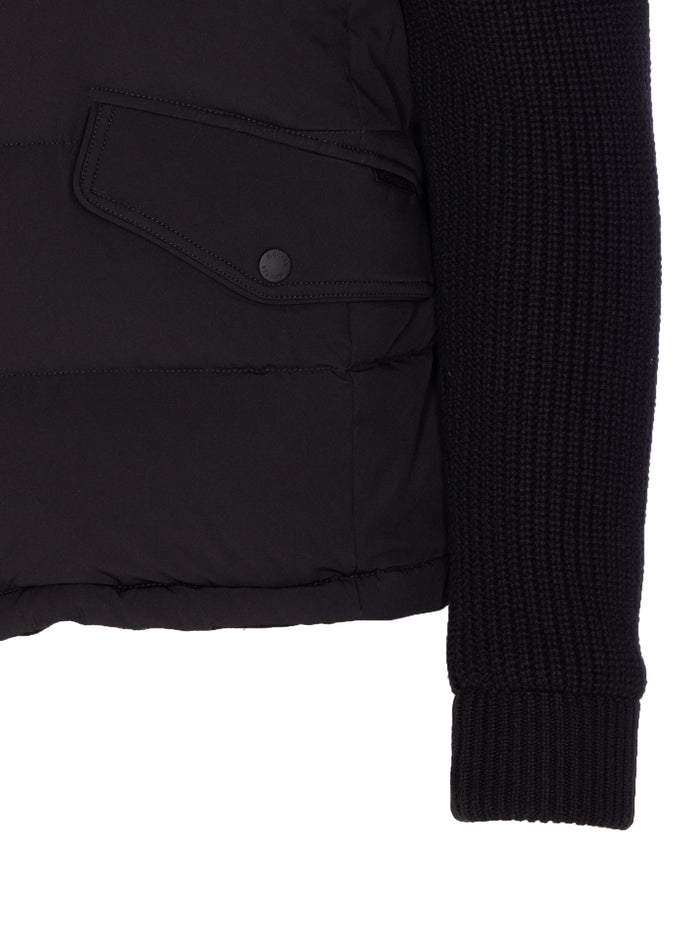 Moorer Coats Black Polyamide
