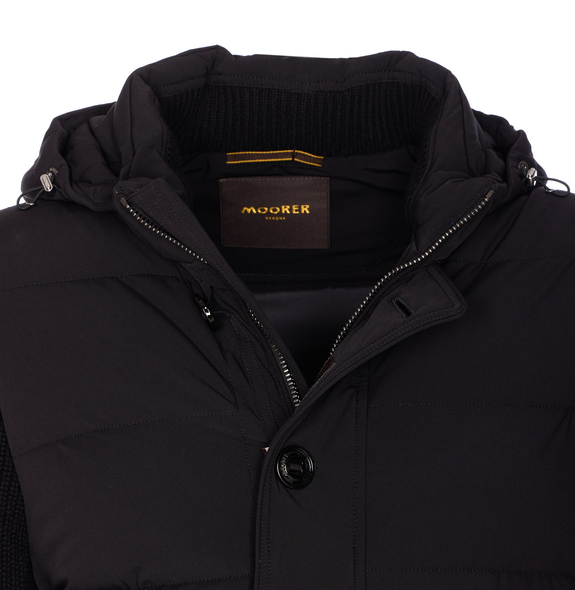 Moorer Coats Black Polyamide
