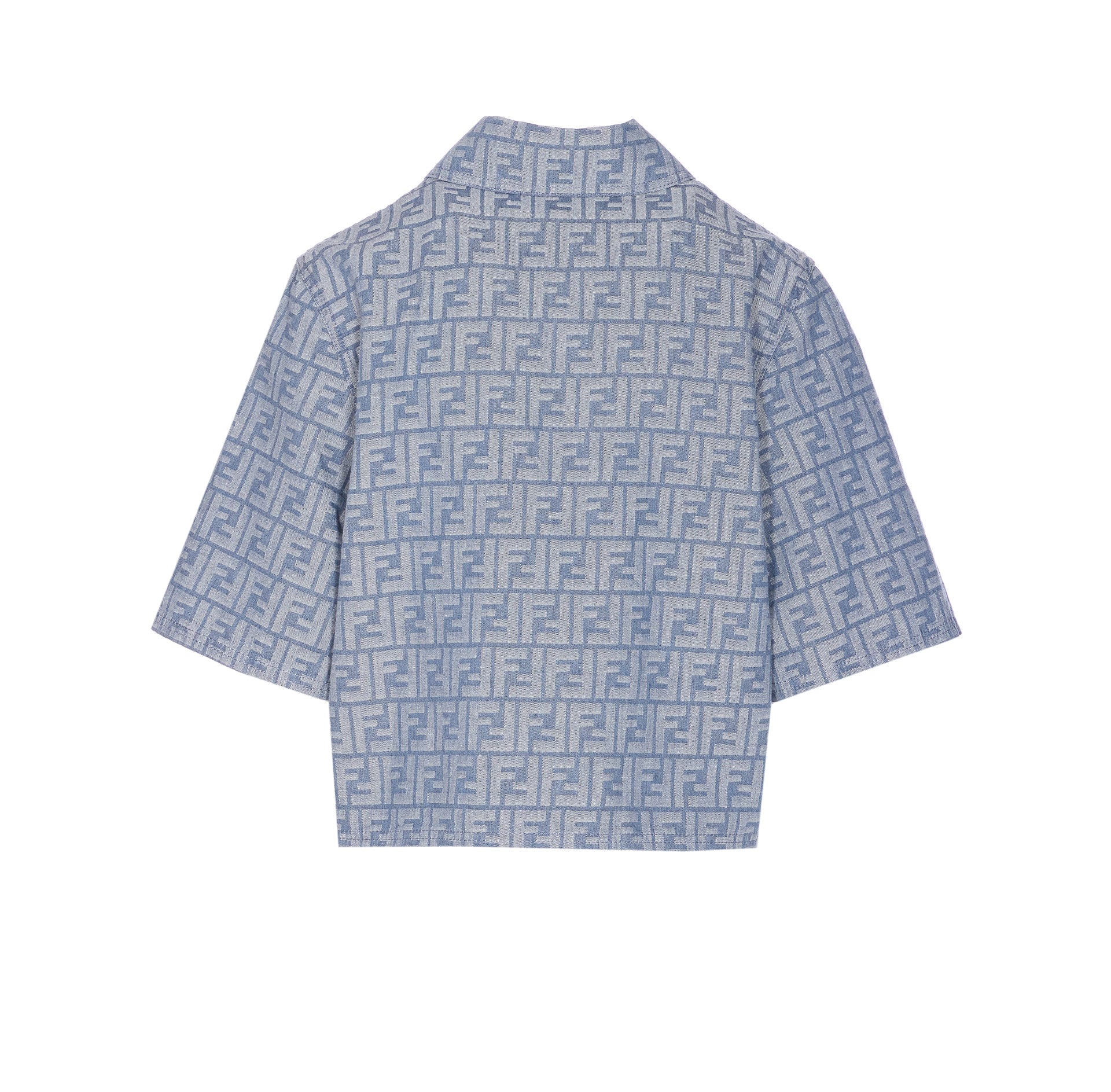 Fendi Jackets Blue Cotton