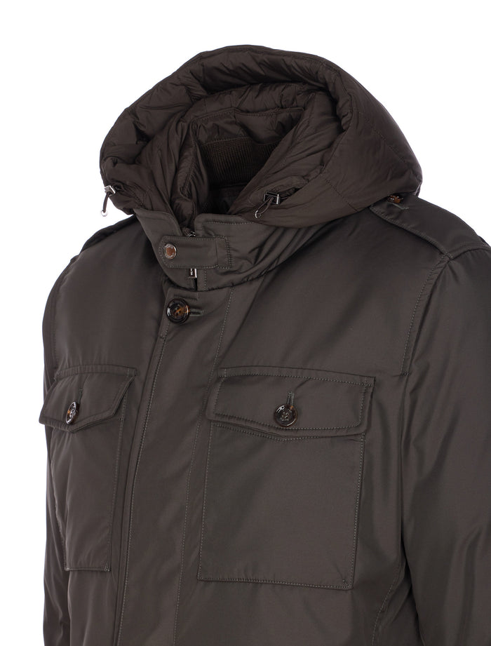 Moorer Coats Green Polyester