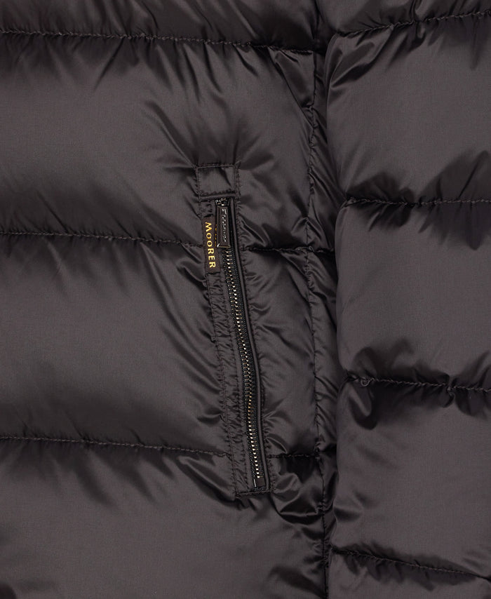 Moorer Coats Grey Polyamide