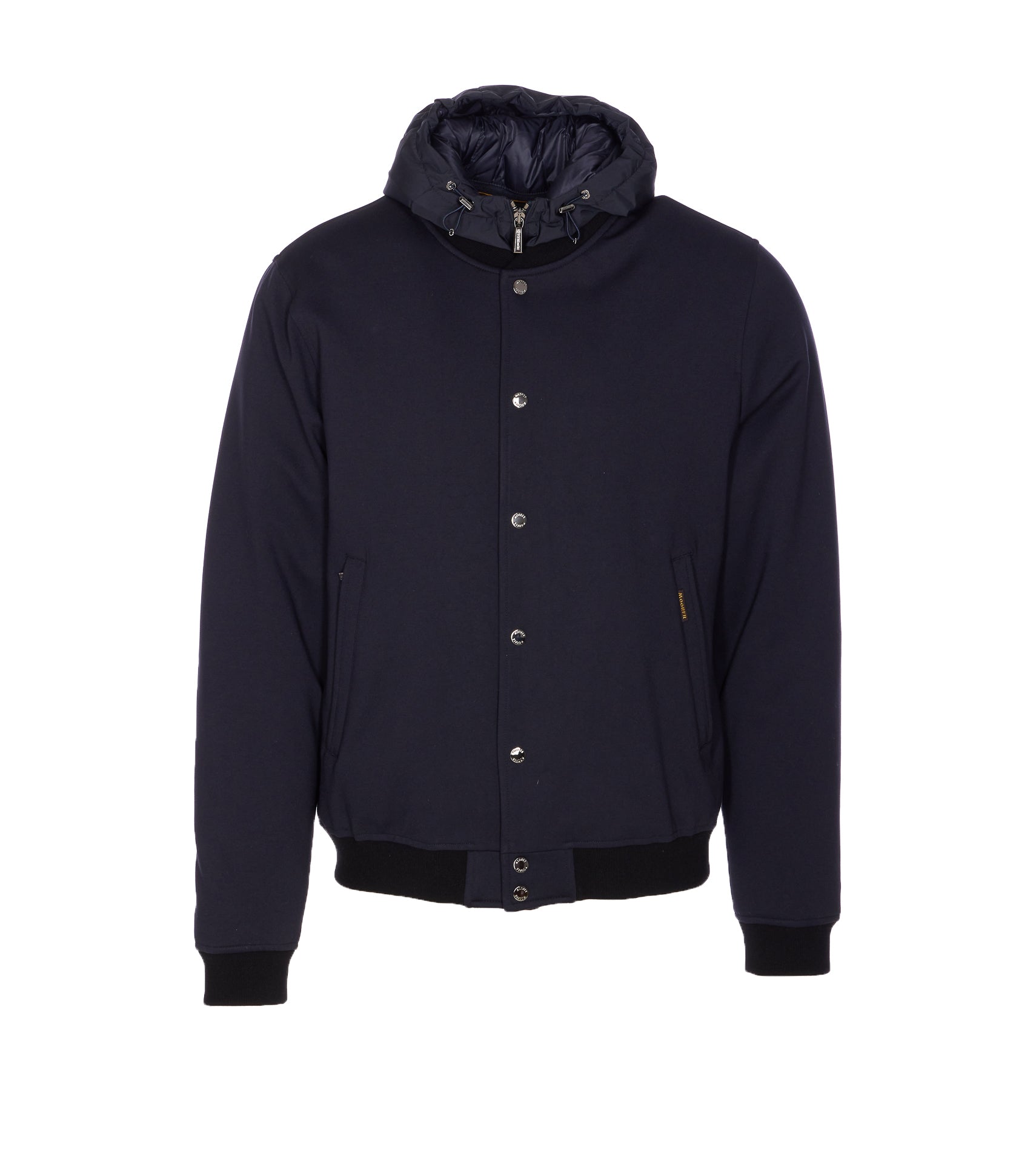 Moorer Coats Blue Elastane