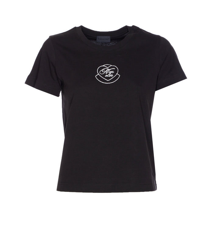 Moncler T-Shirts And Polos Blue Cotton