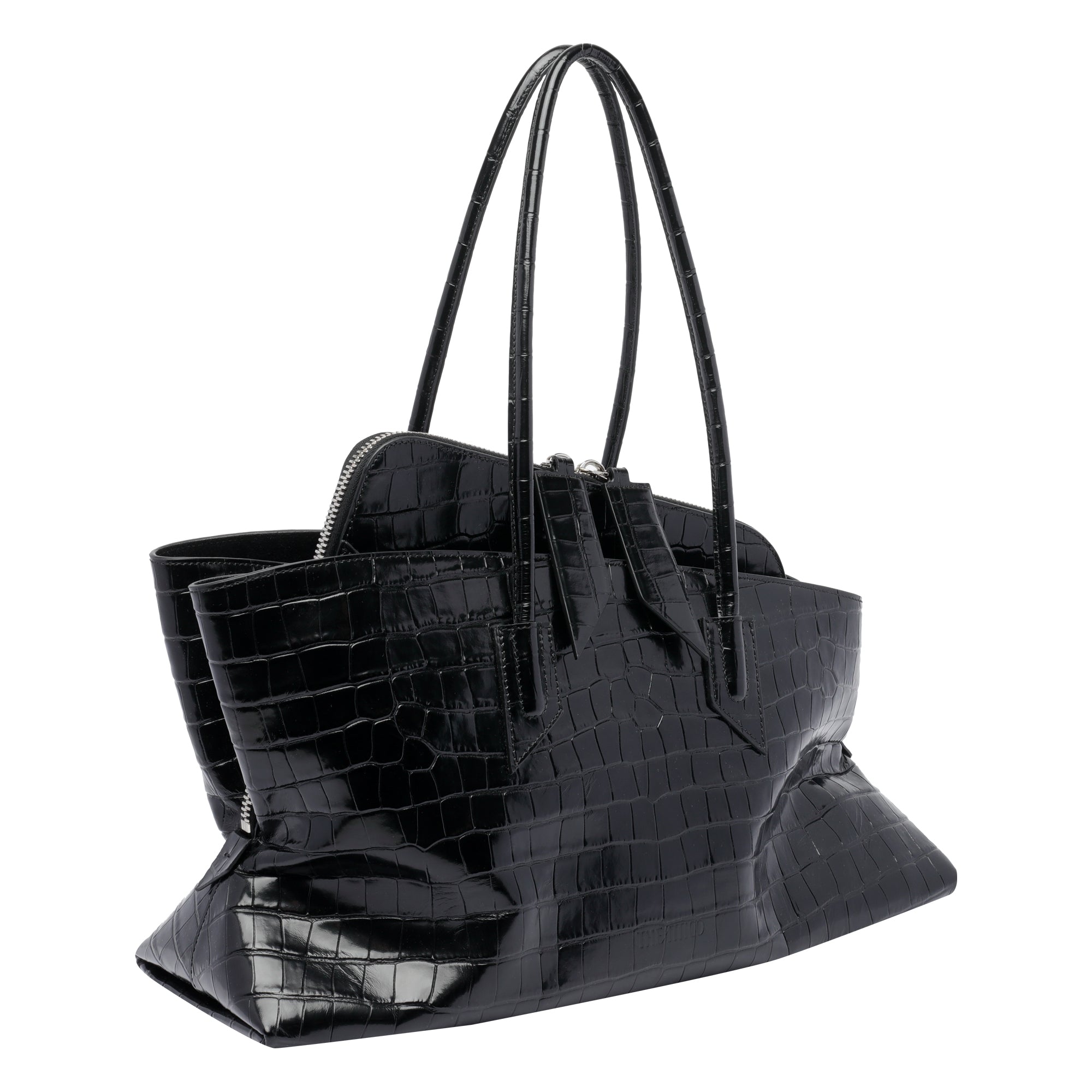 The Attico Bags Black Calf Leather