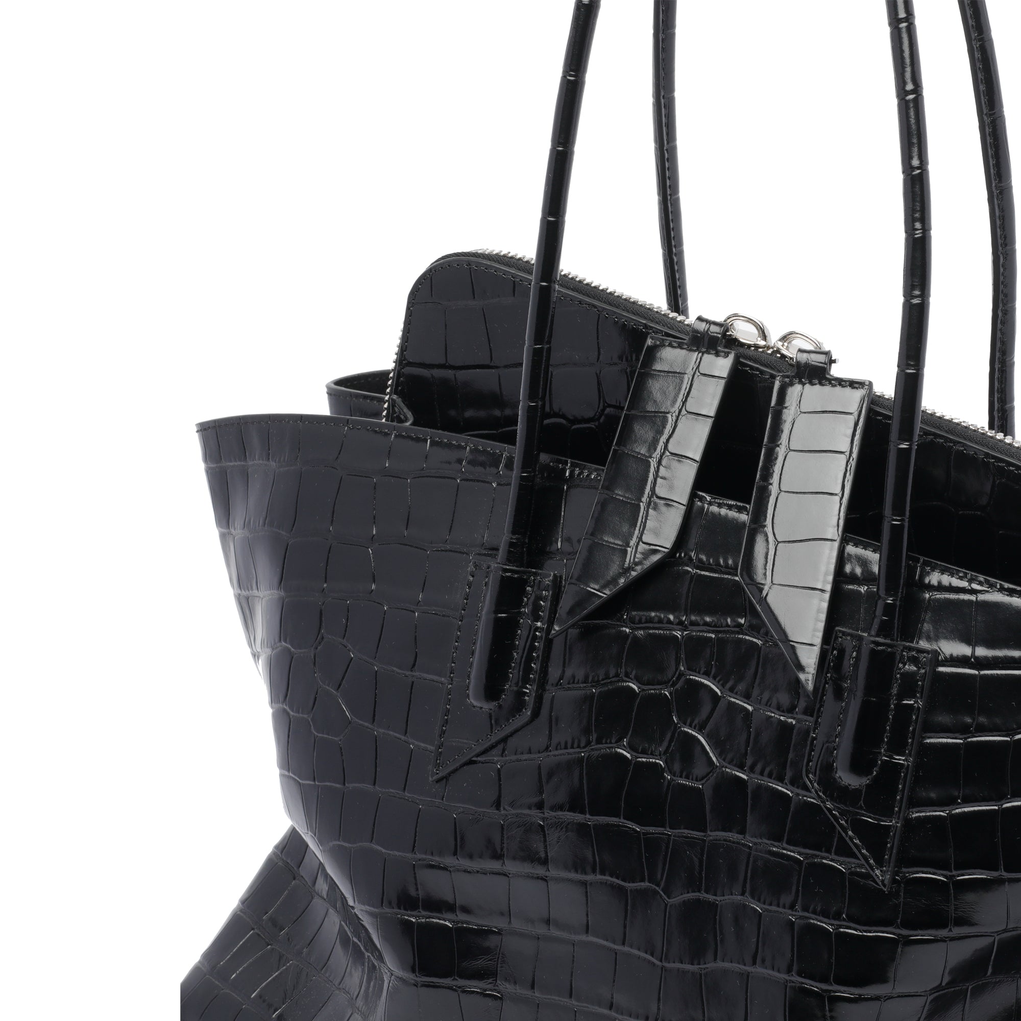 The Attico Bags Black Calf Leather
