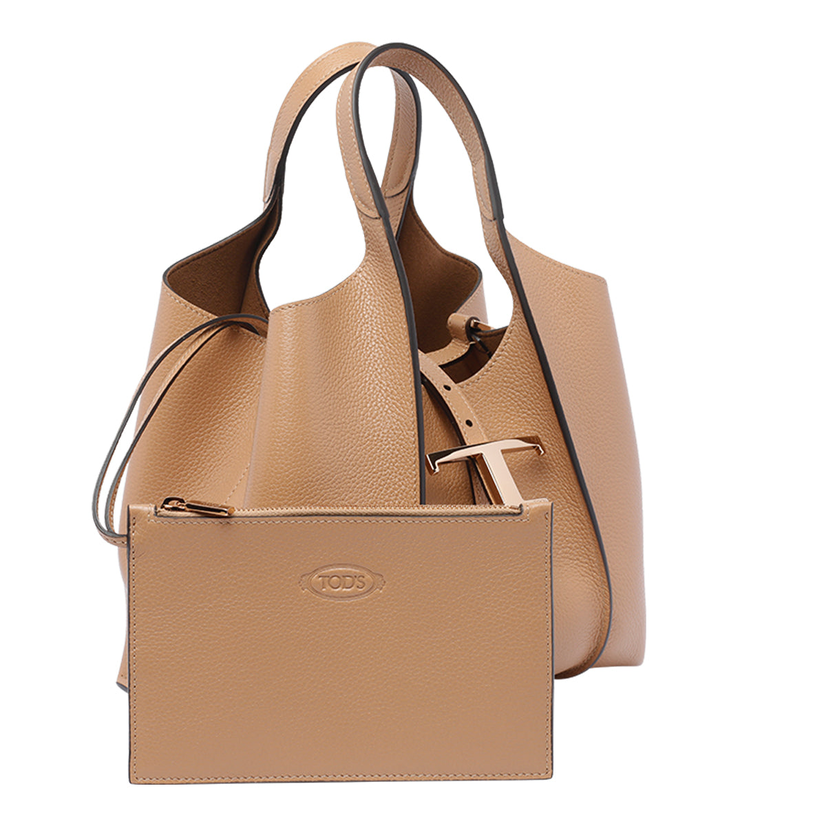 Tods Bags Beige Calf Leather