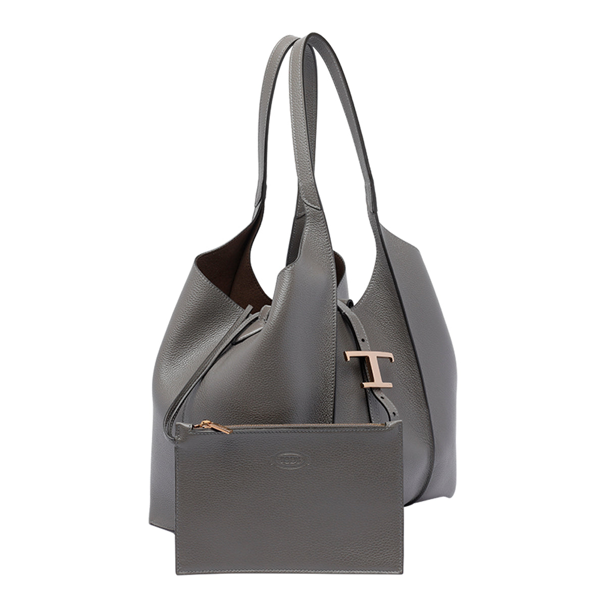 Tods Bags Grey Calf Leather