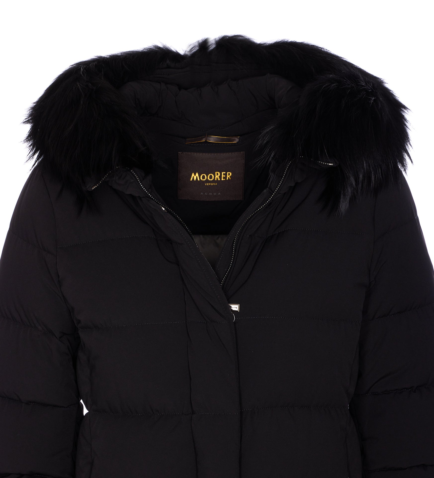 Moorer Coats Black Polyamide