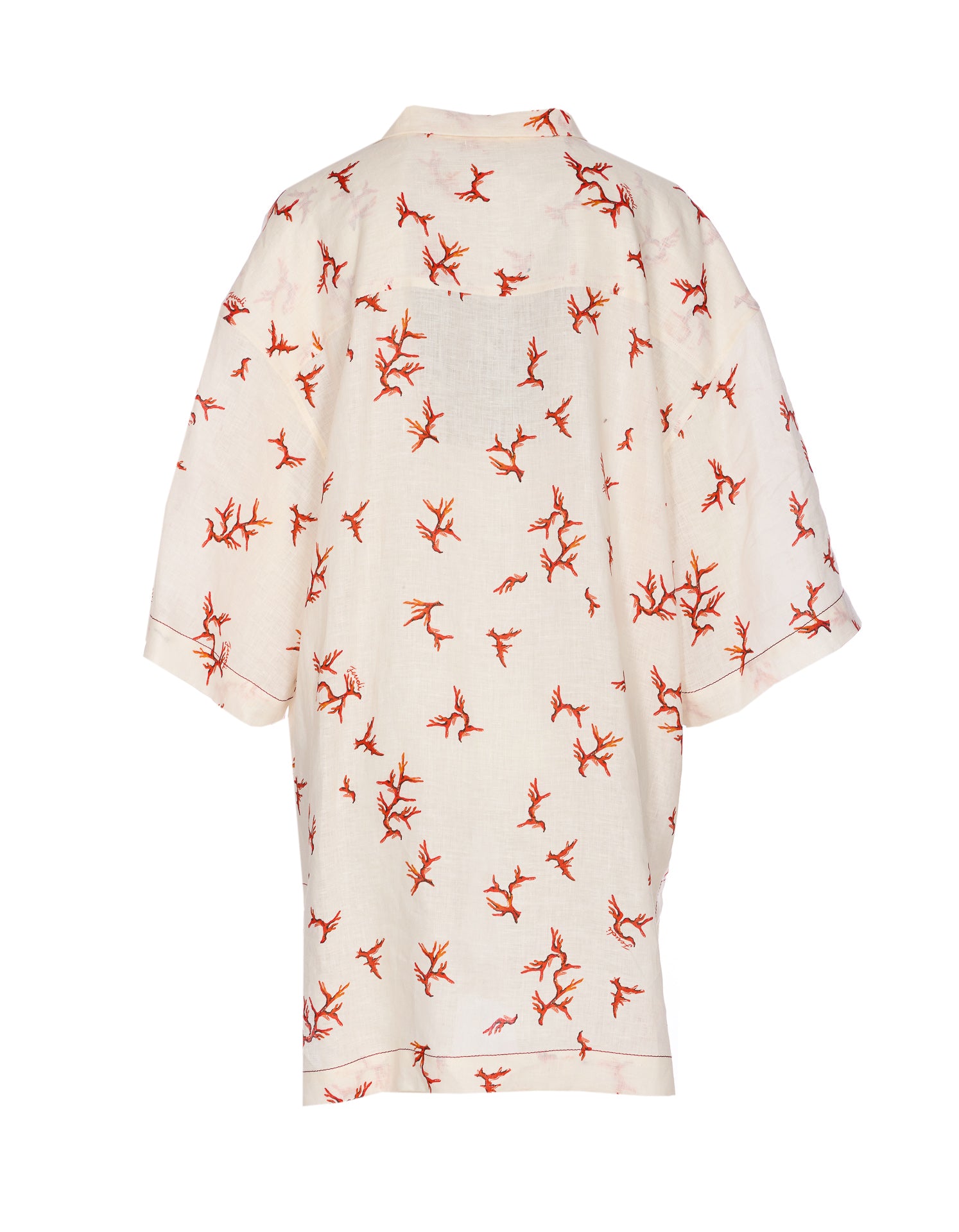 Fendi Shirts White Linen