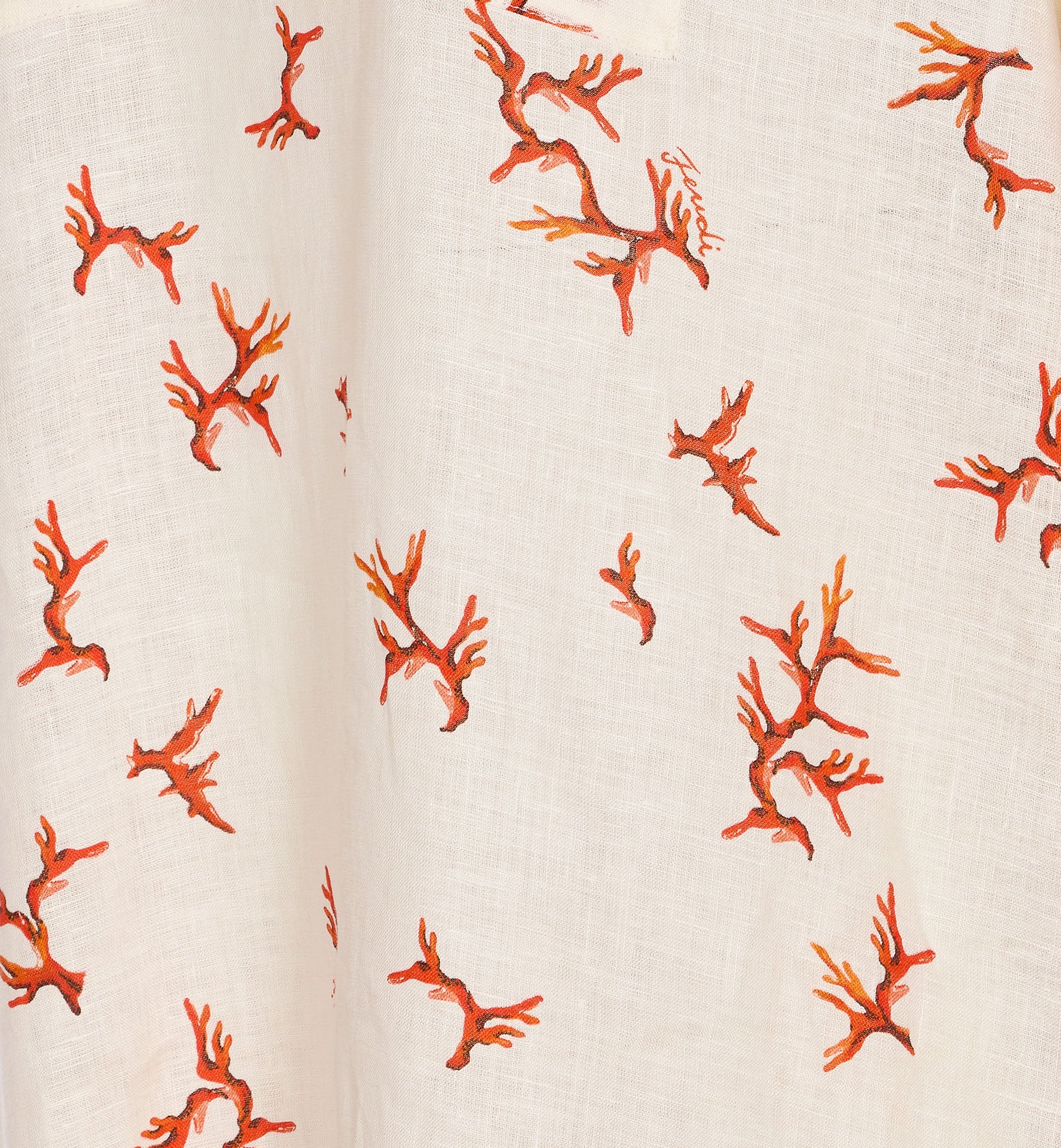 Fendi Shirts White Linen