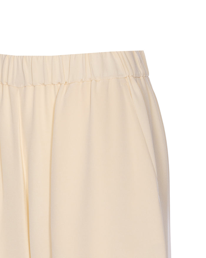 Max Mara Trousers White Silk