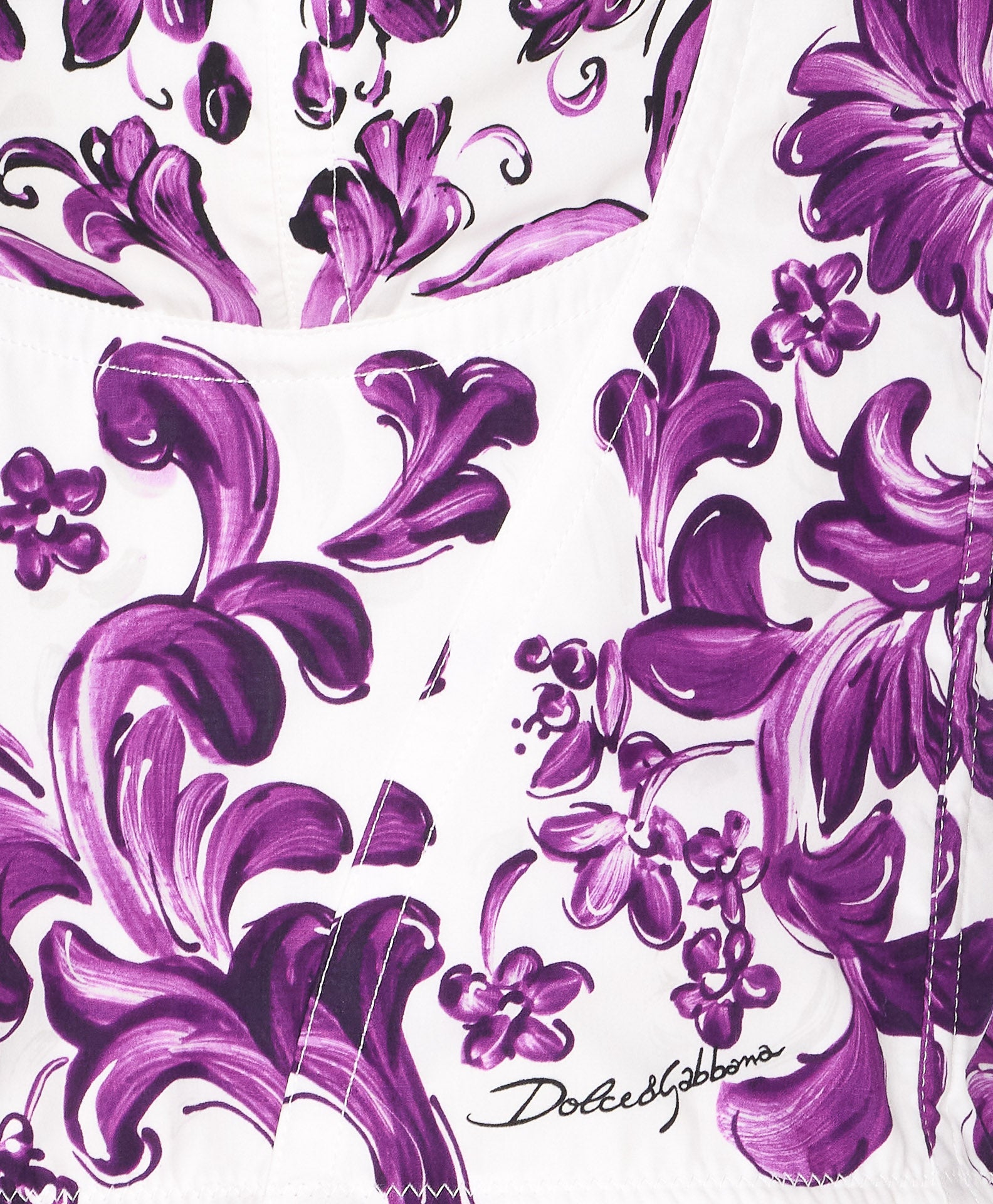 Dolce & Gabbana Top Purple Cotton