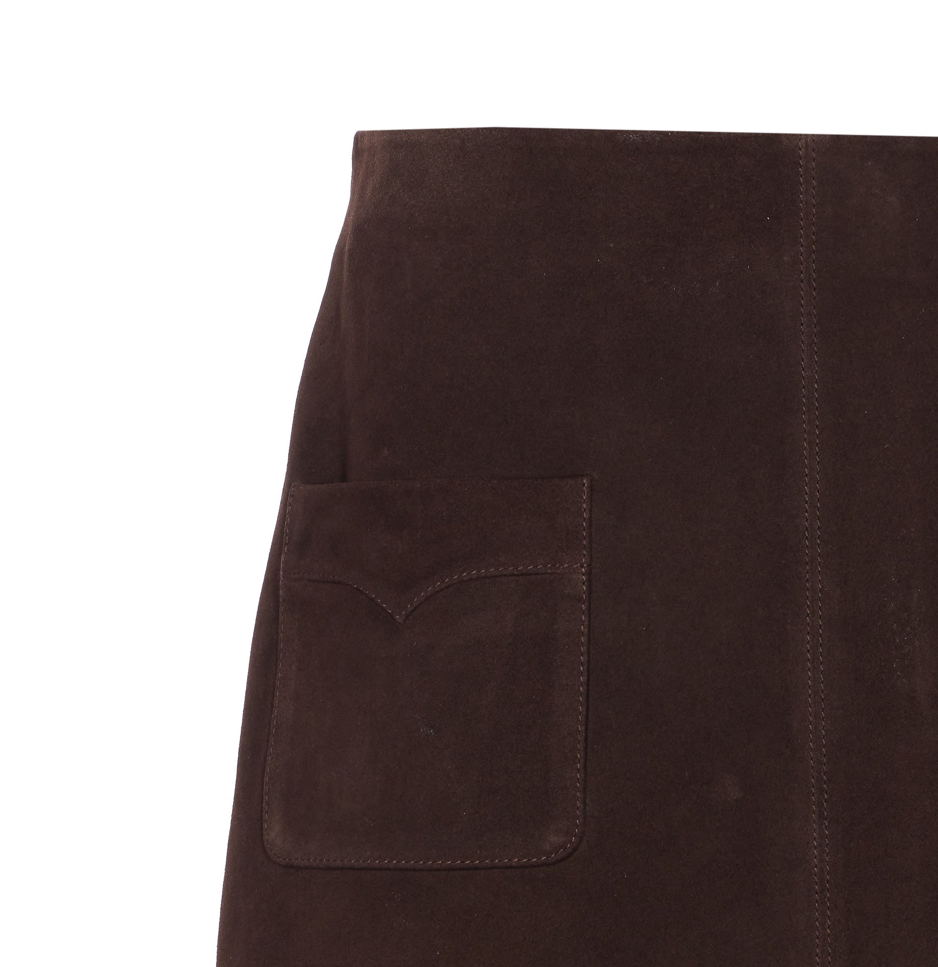 Zadig & Voltaire Skirts Brown Polyester