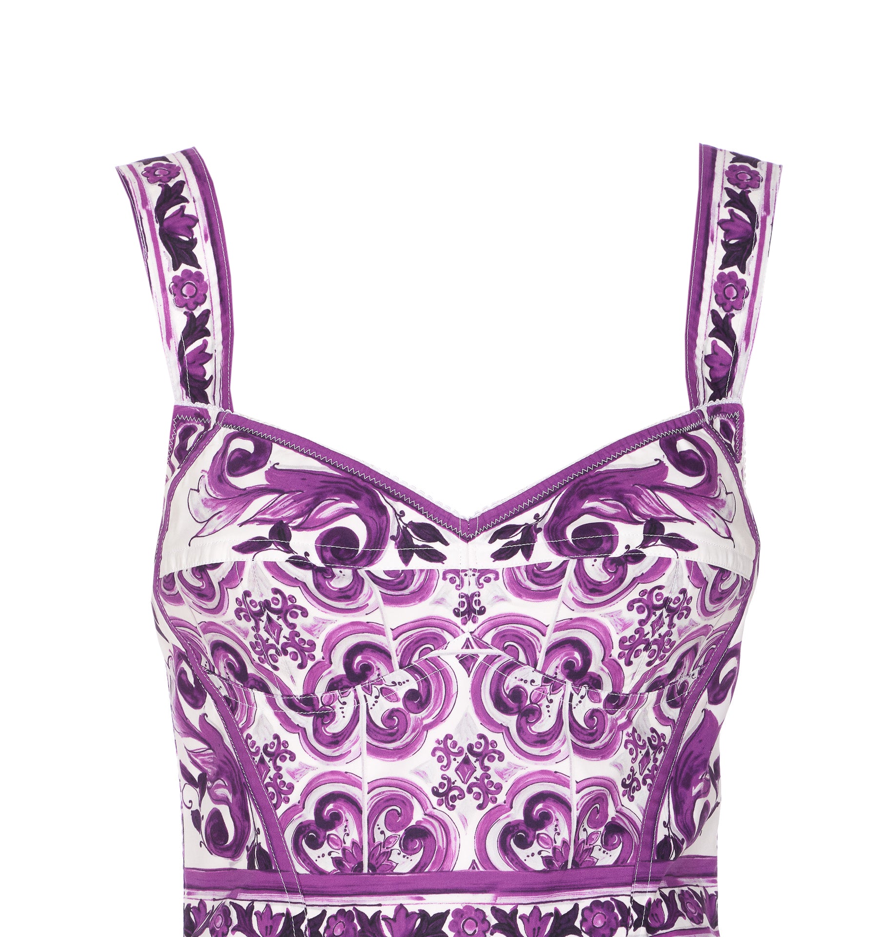 Dolce & Gabbana Dresses Purple Cotton