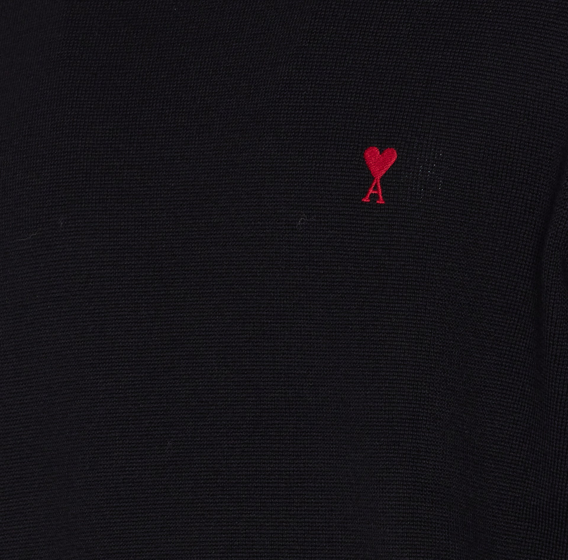 Ami Alexandre Matiussi Sweaters Black Merino Wool