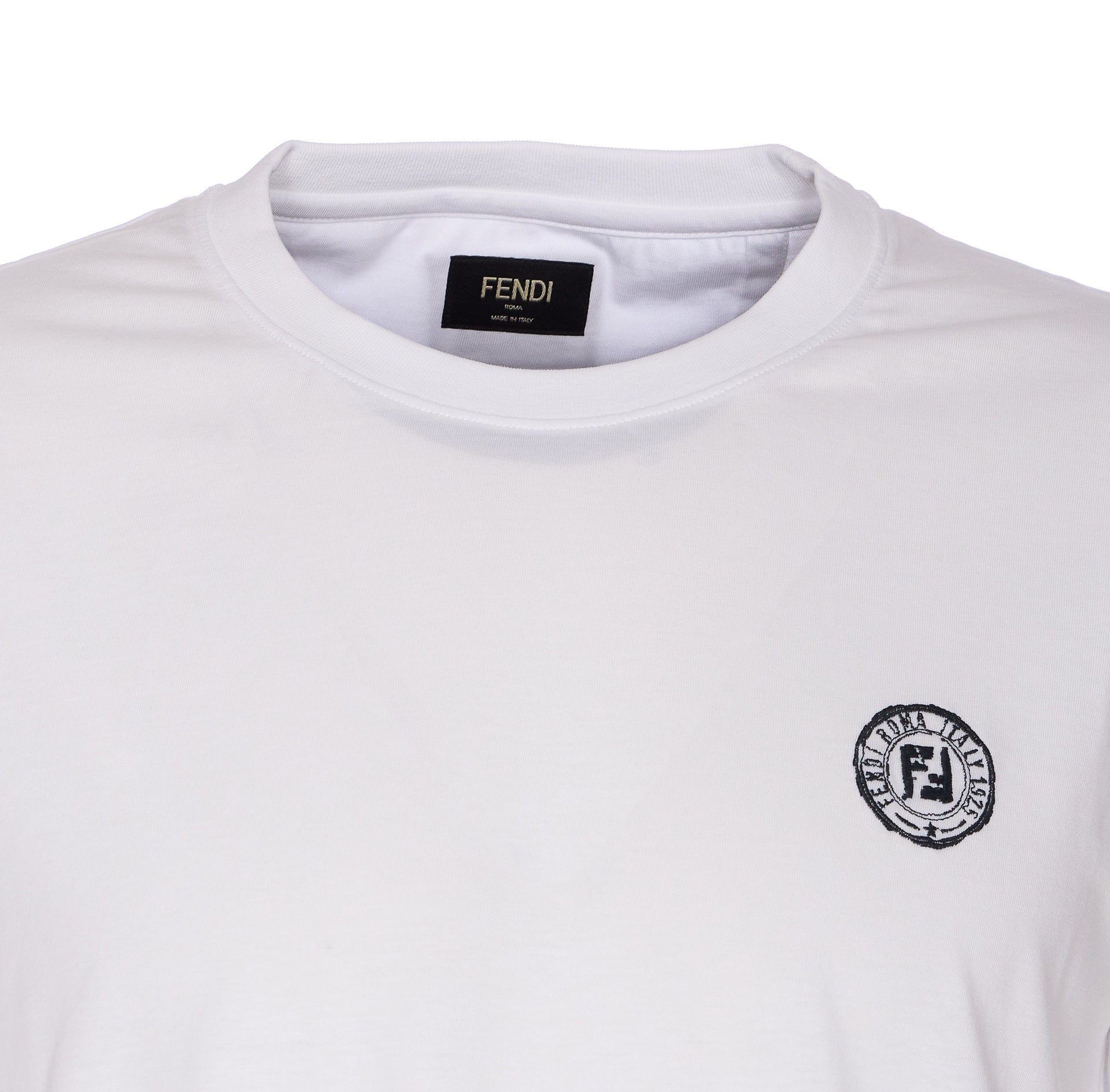 Fendi T-Shirts And Polos White Cotton