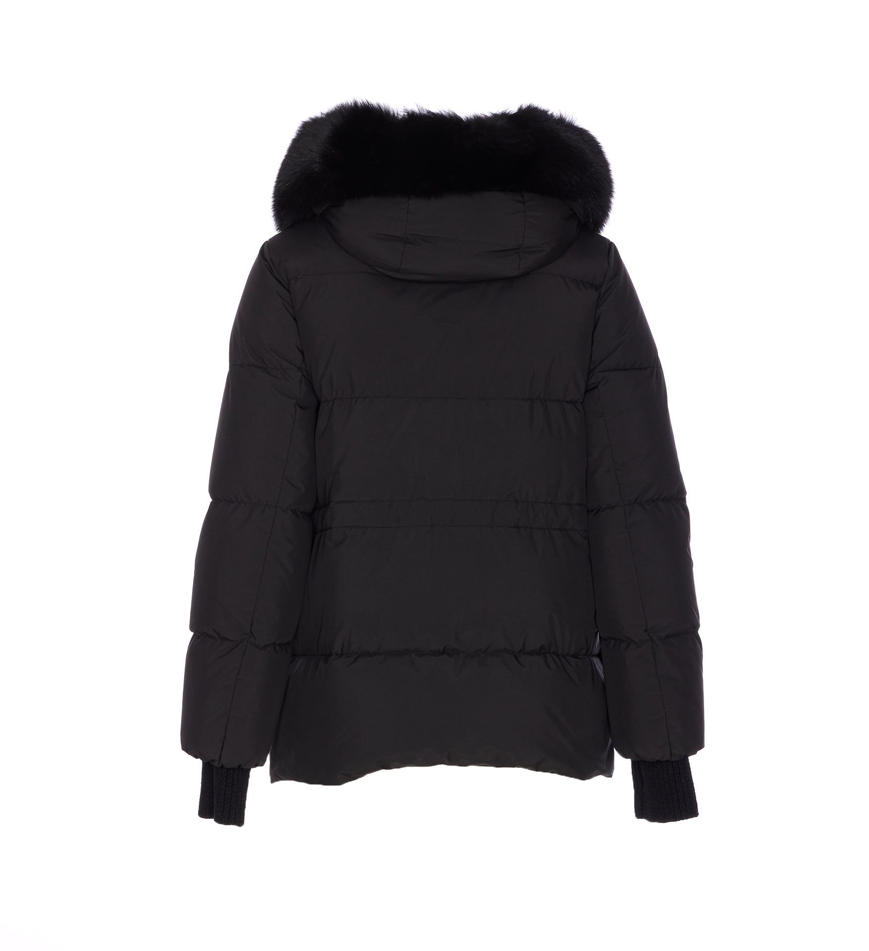 Moorer Coats Black Polyester
