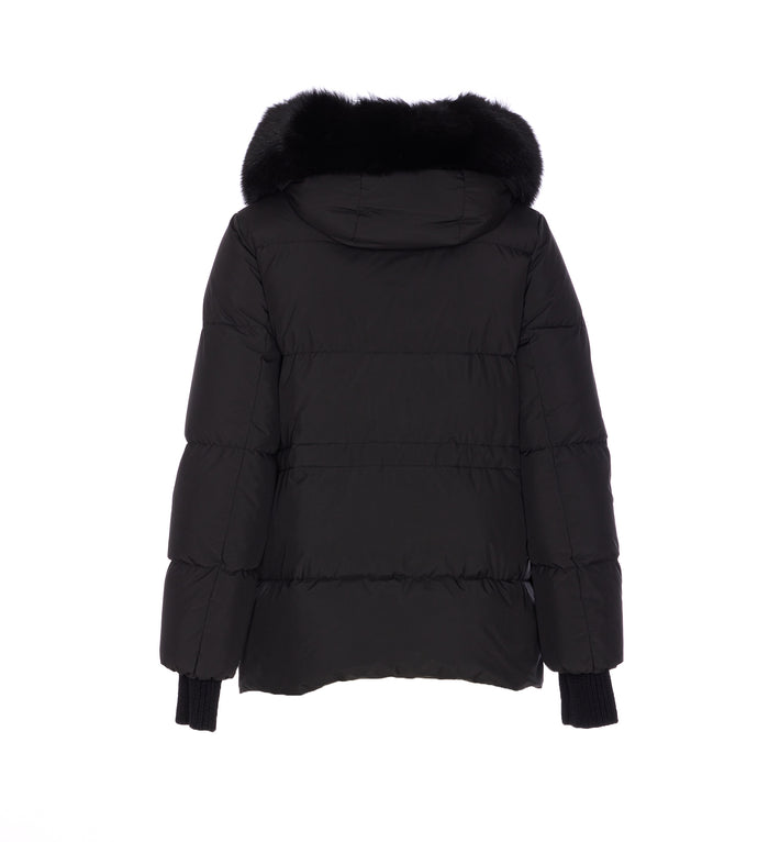 Moorer Coats Black Polyester