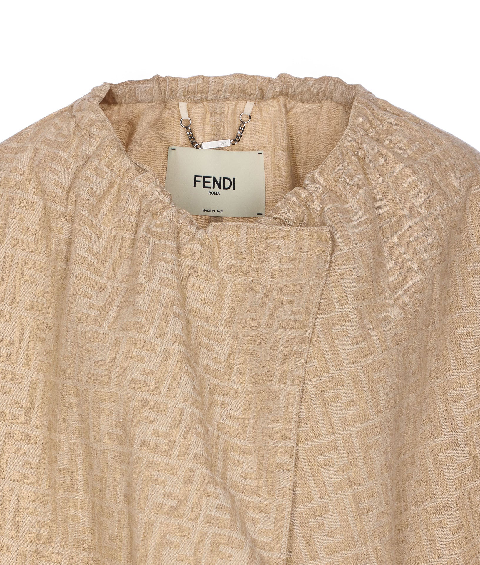 Fendi Jackets Beige Cotton