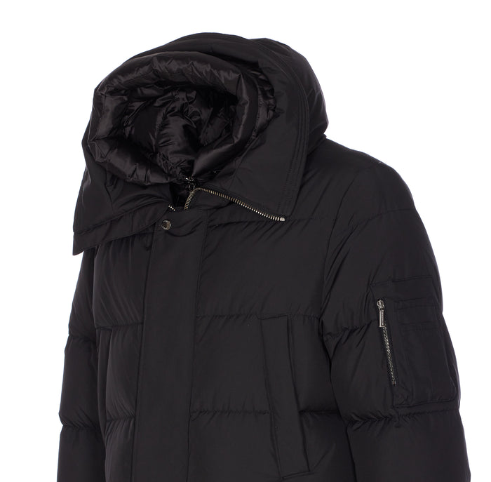 Moorer Coats Black Polyester