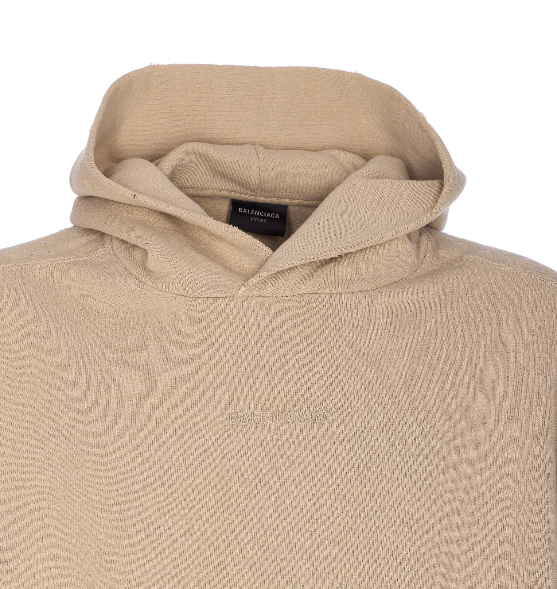 Balenciaga Sweaters Beige Cotton