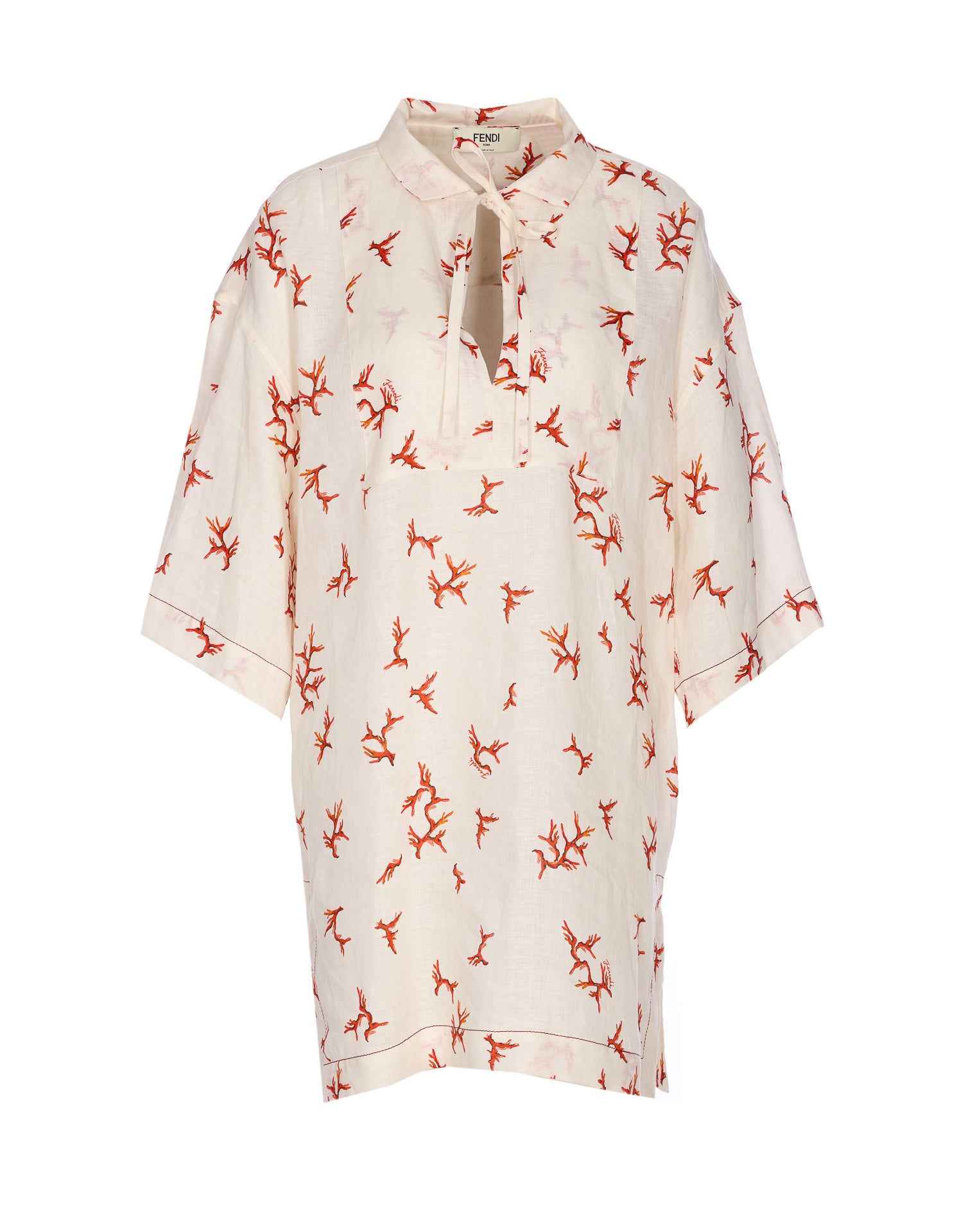 Fendi Shirts White Linen