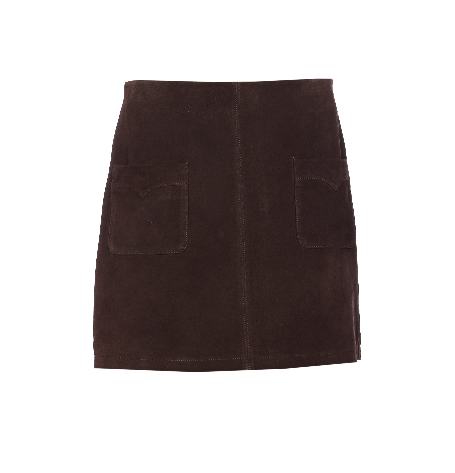 Zadig & Voltaire Skirts Brown Polyester