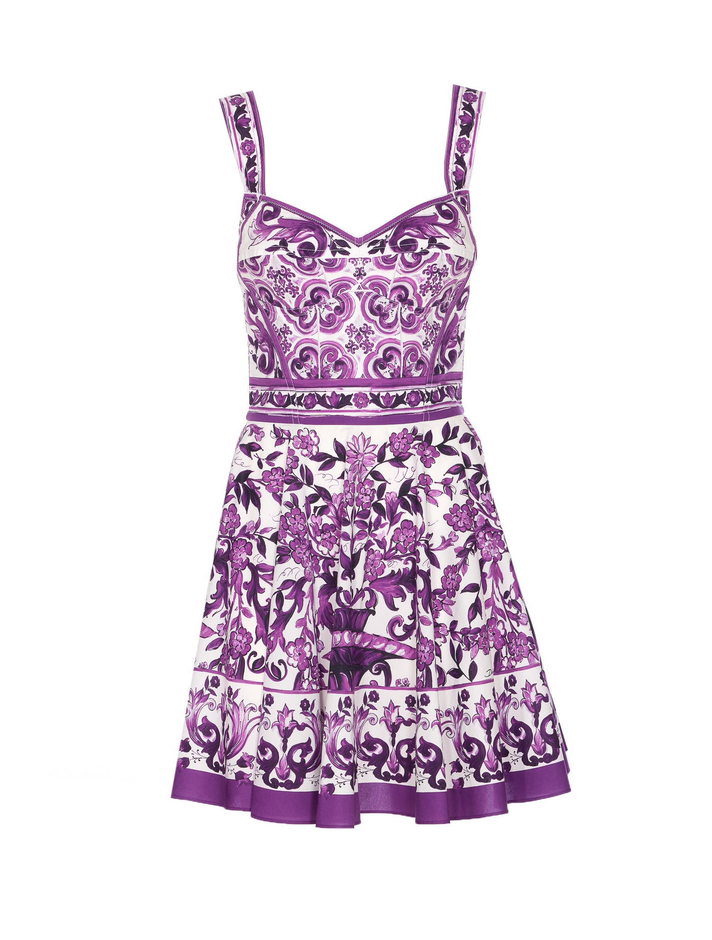 Dolce & Gabbana Dresses Purple Cotton
