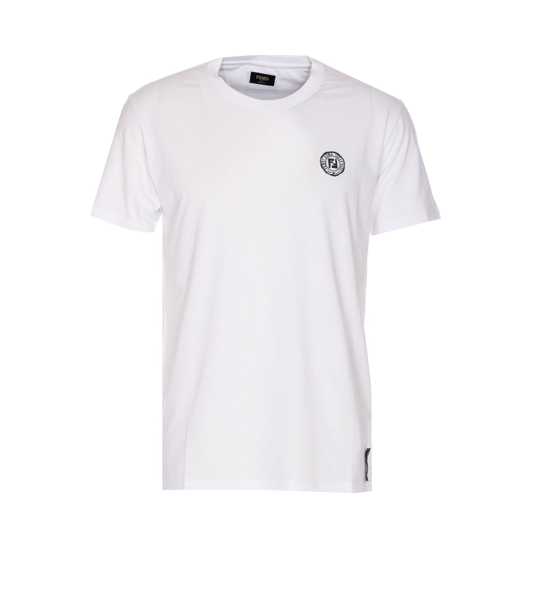 Fendi T-Shirts And Polos White Cotton