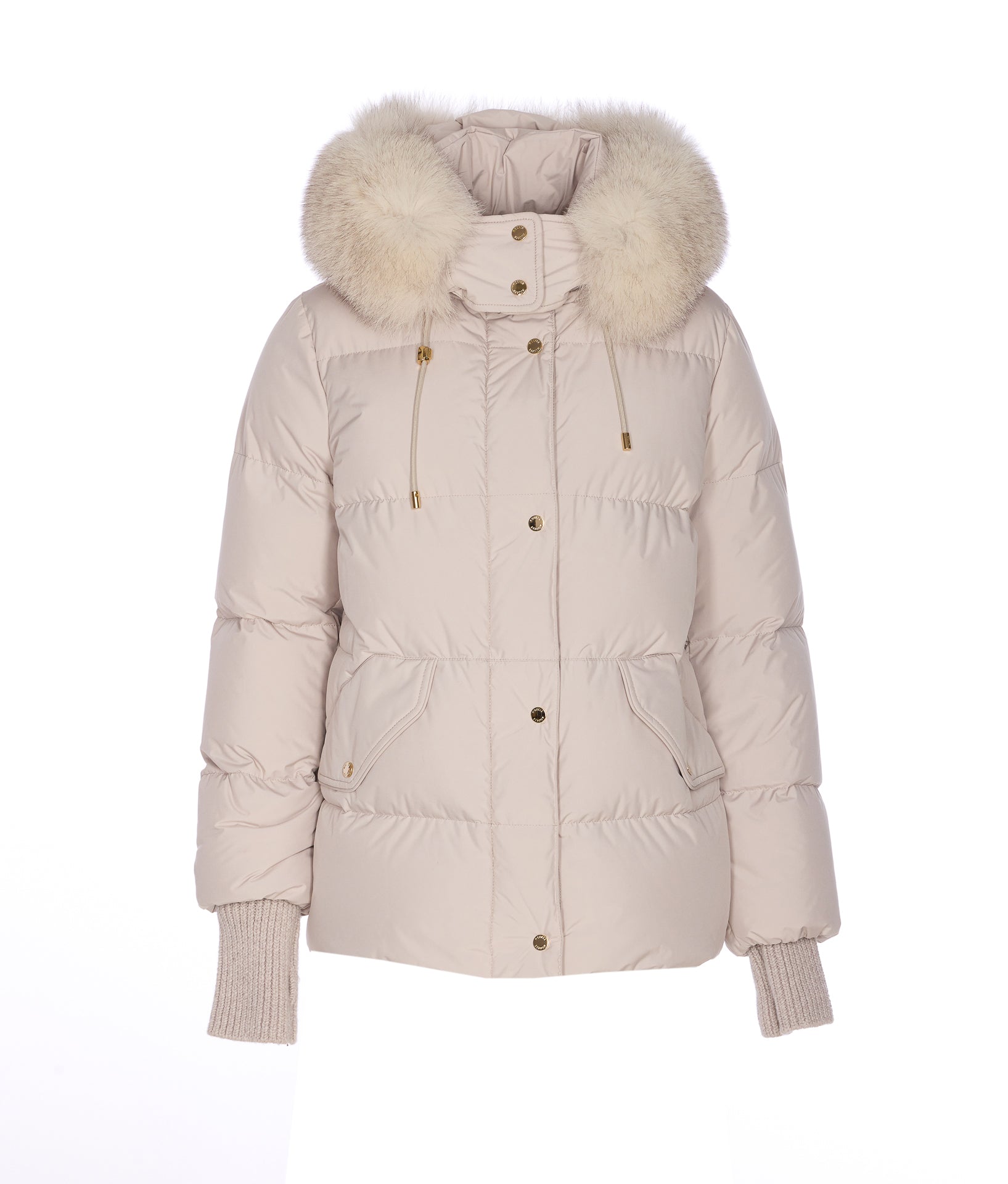 Moorer Coats White Polyester