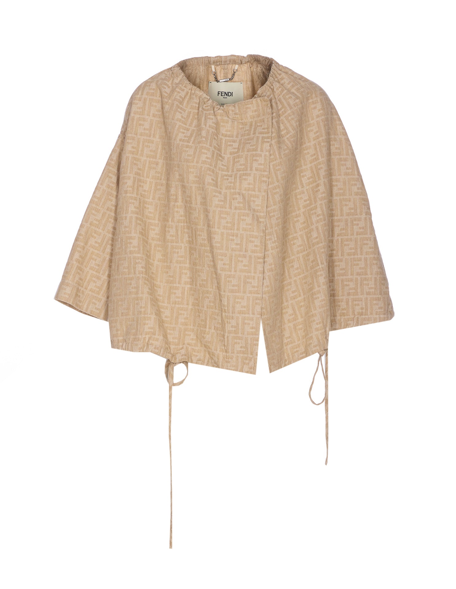 Fendi Jackets Beige Cotton