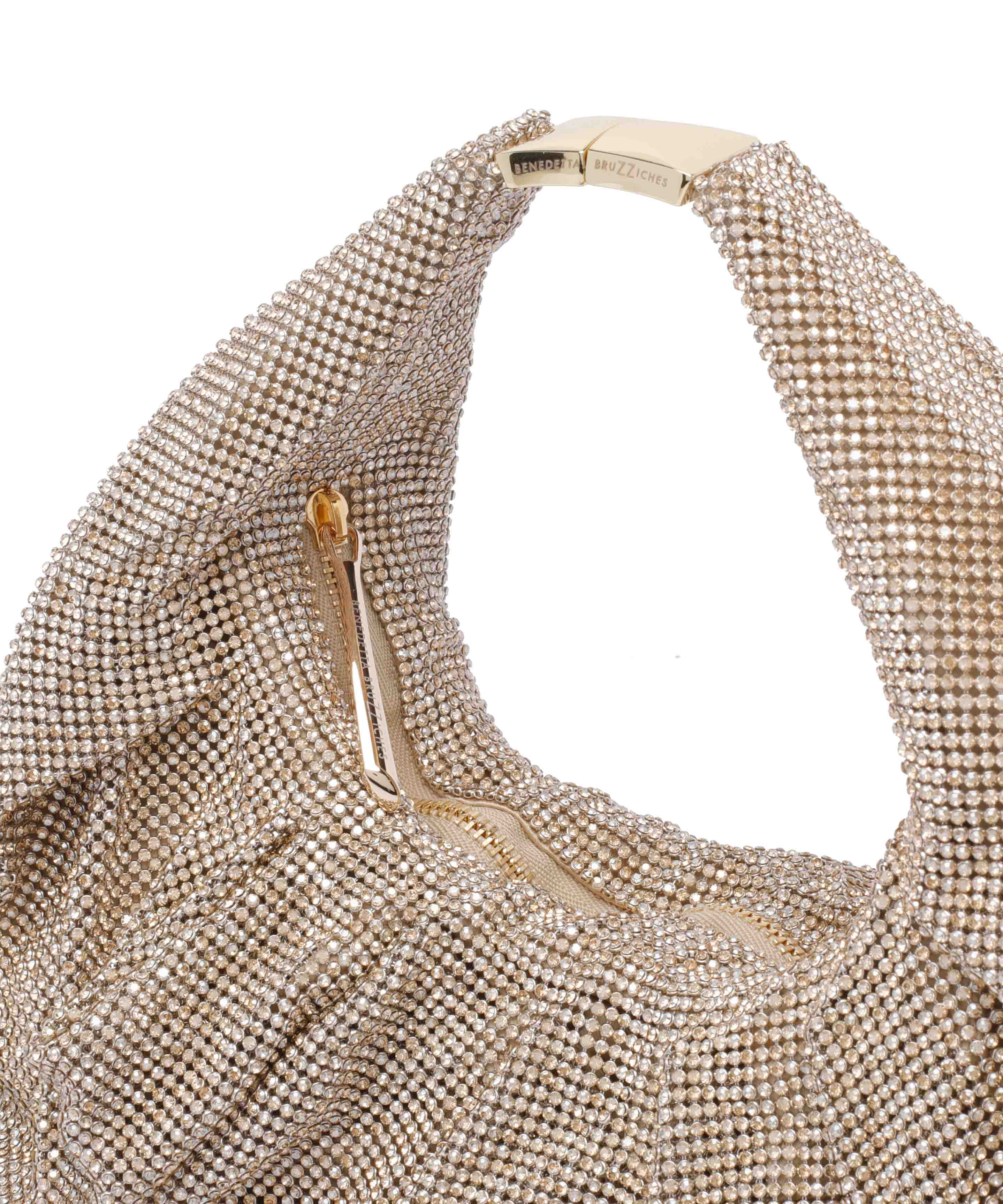 Benedetta Bruzziches Bags Golden Silk Strass