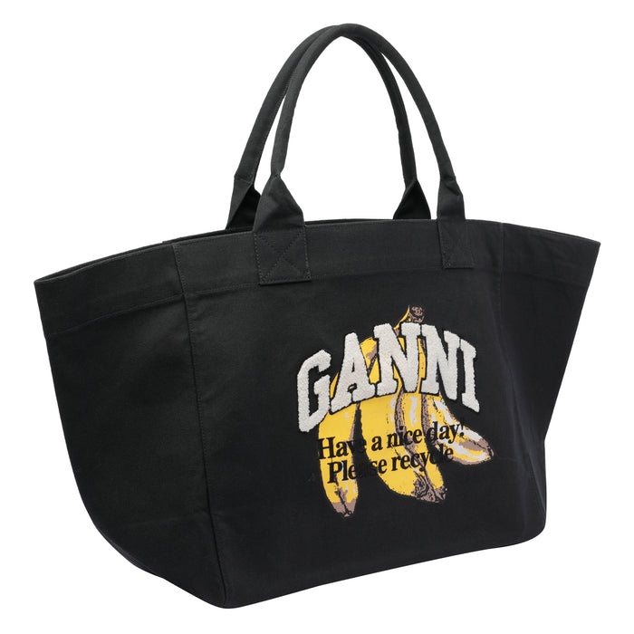 Ganni Bags Black Cotton