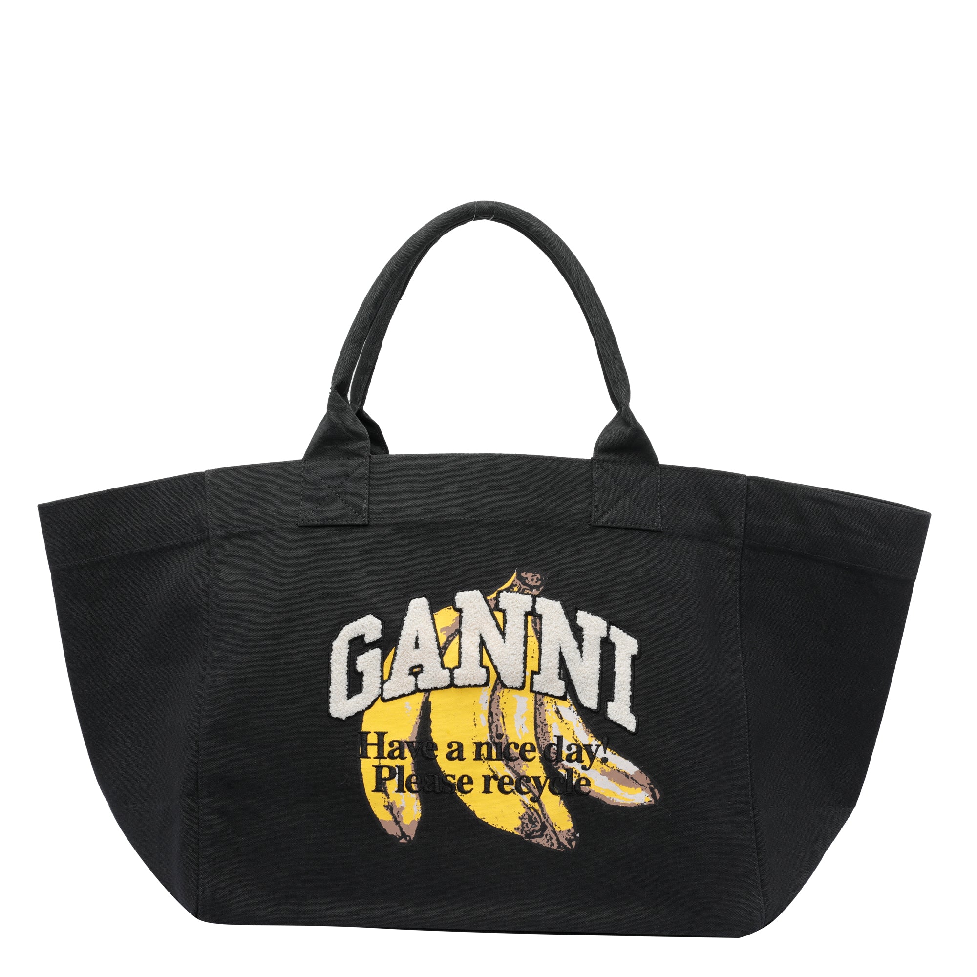 Ganni Bags Black Cotton