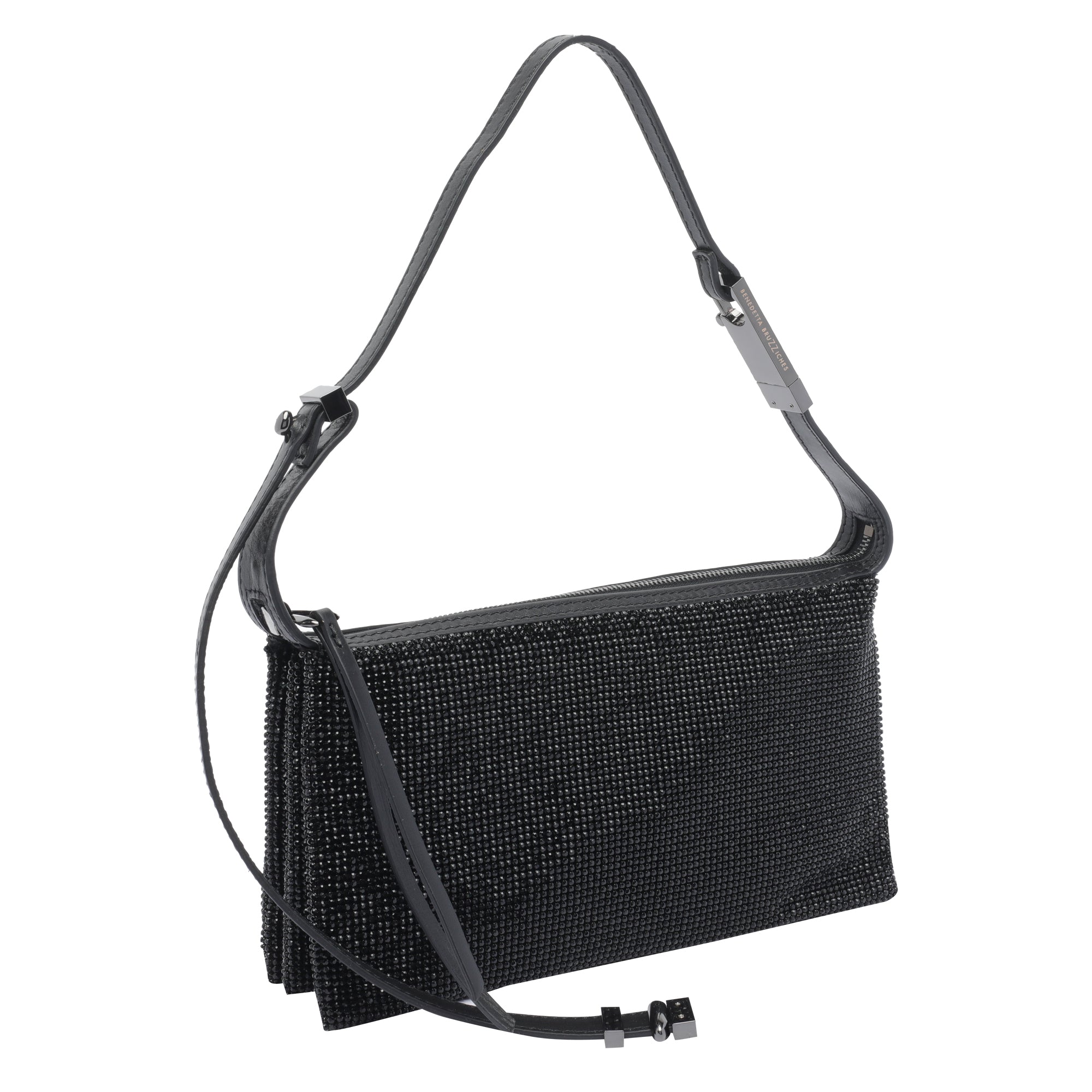 Benedetta Bruzziches Bags Black Silk Strass