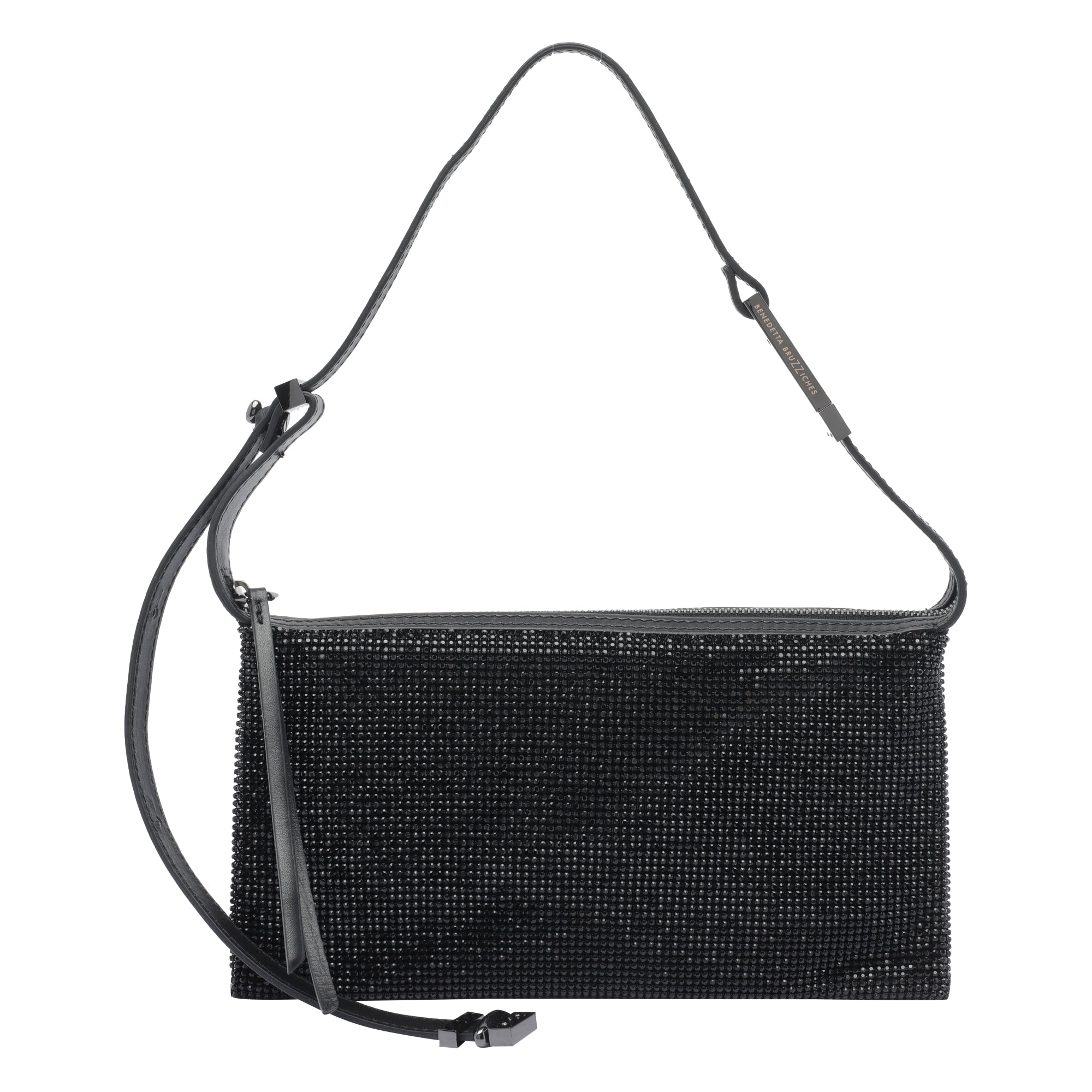 Benedetta Bruzziches Bags Black Silk Strass