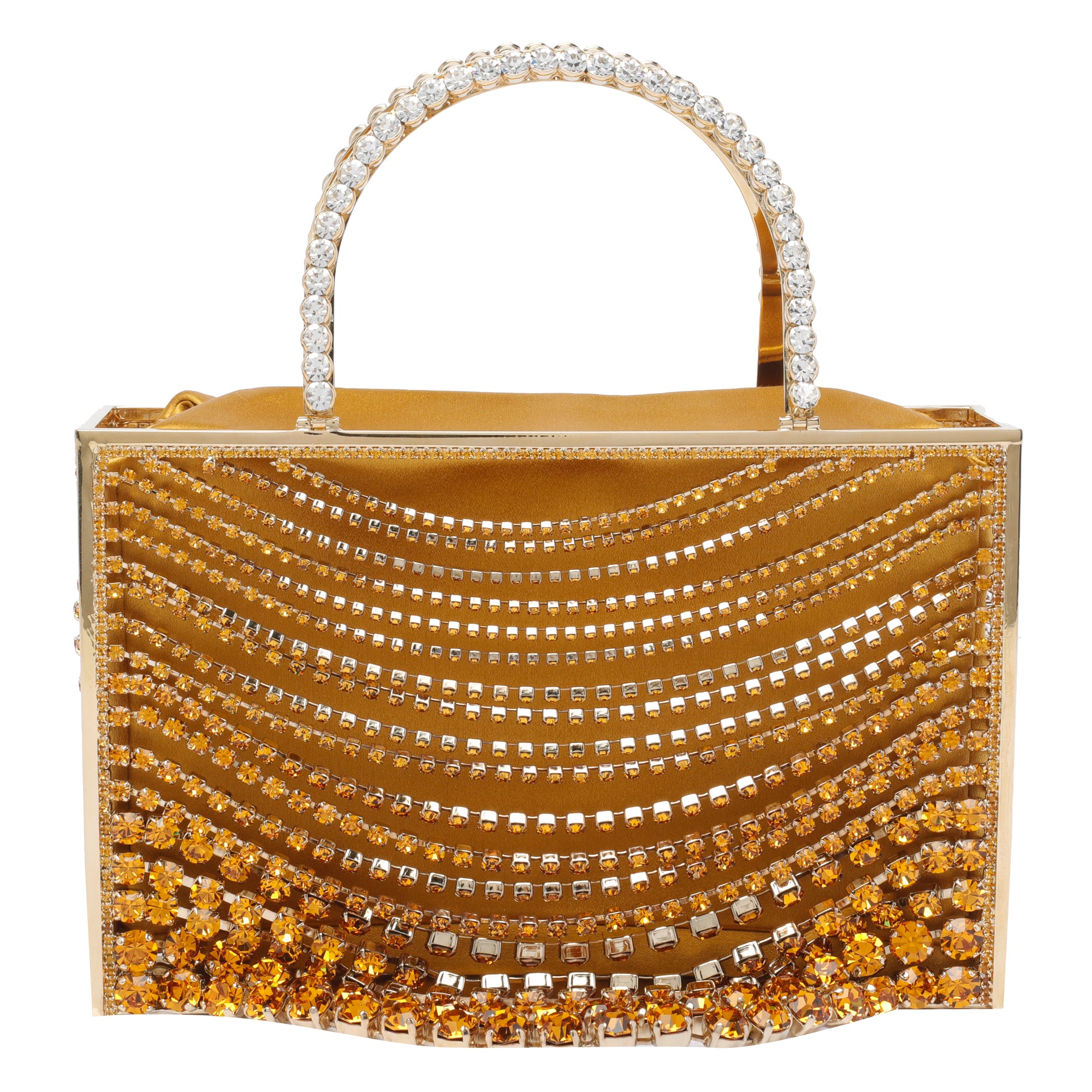 Benedetta Bruzziches Bags Yellow Silk Strass