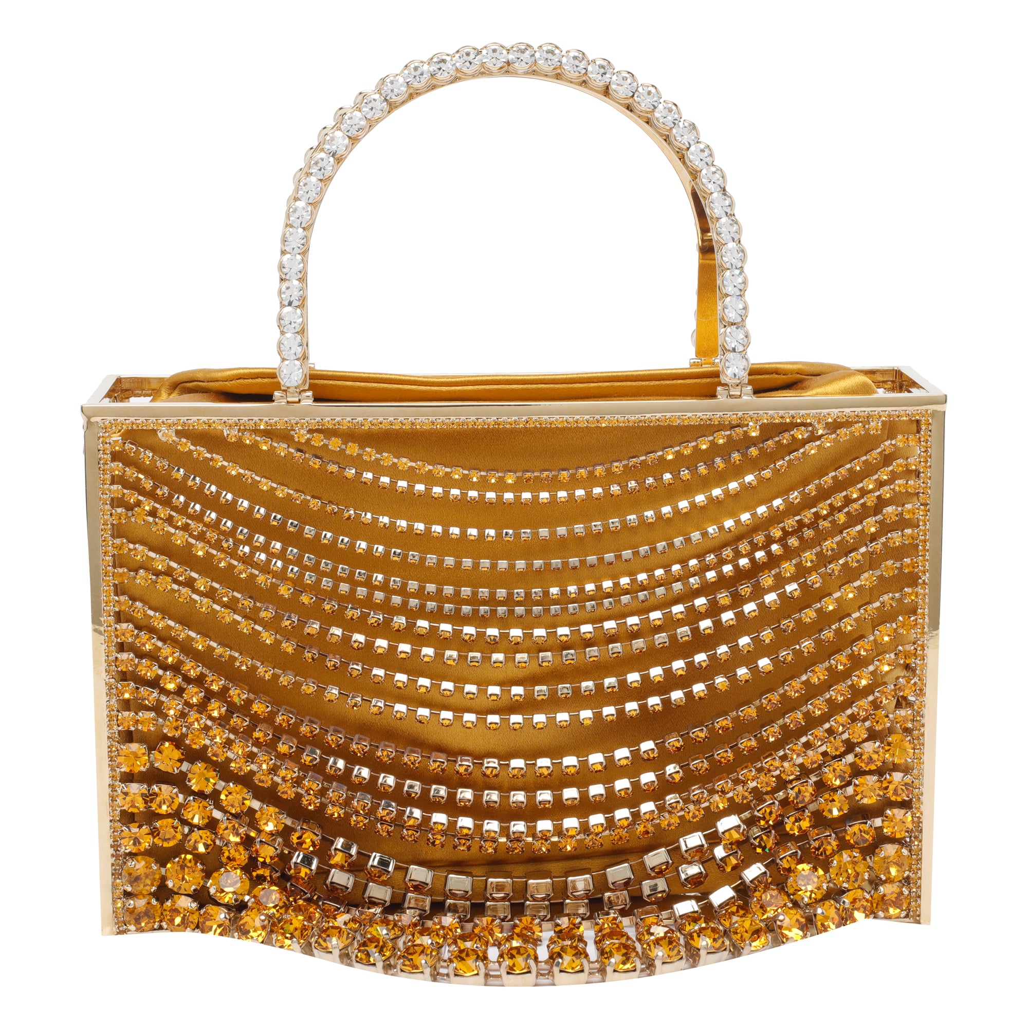 Benedetta Bruzziches Bags Yellow Silk Strass