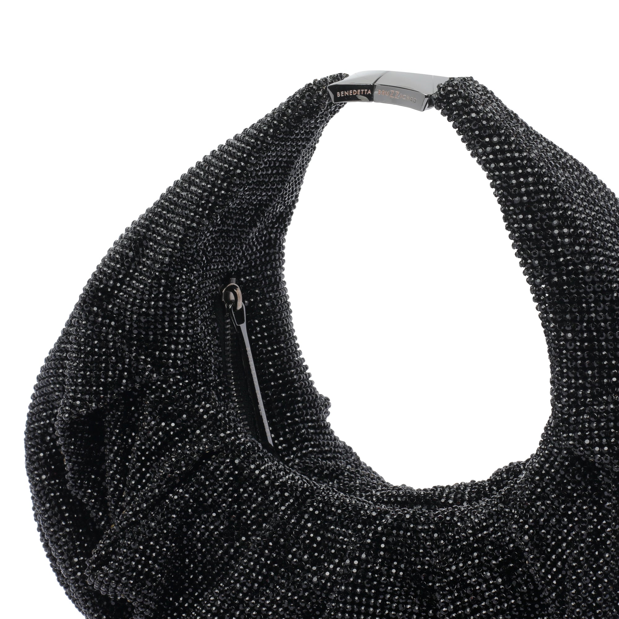Benedetta Bruzziches Bags Black Silk Strass
