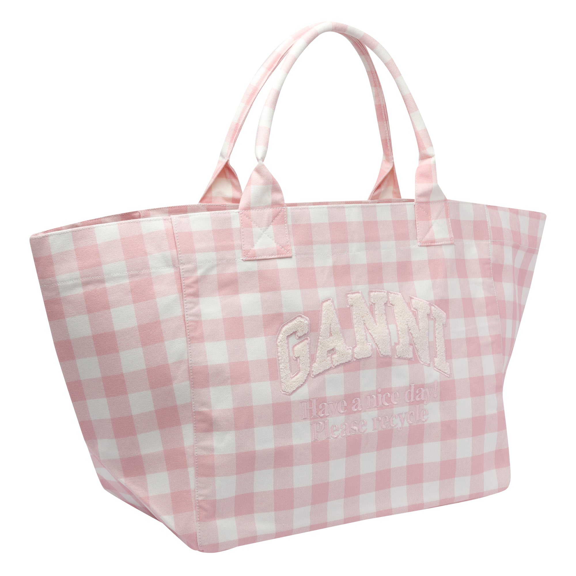 Ganni Bags Pink Cotton