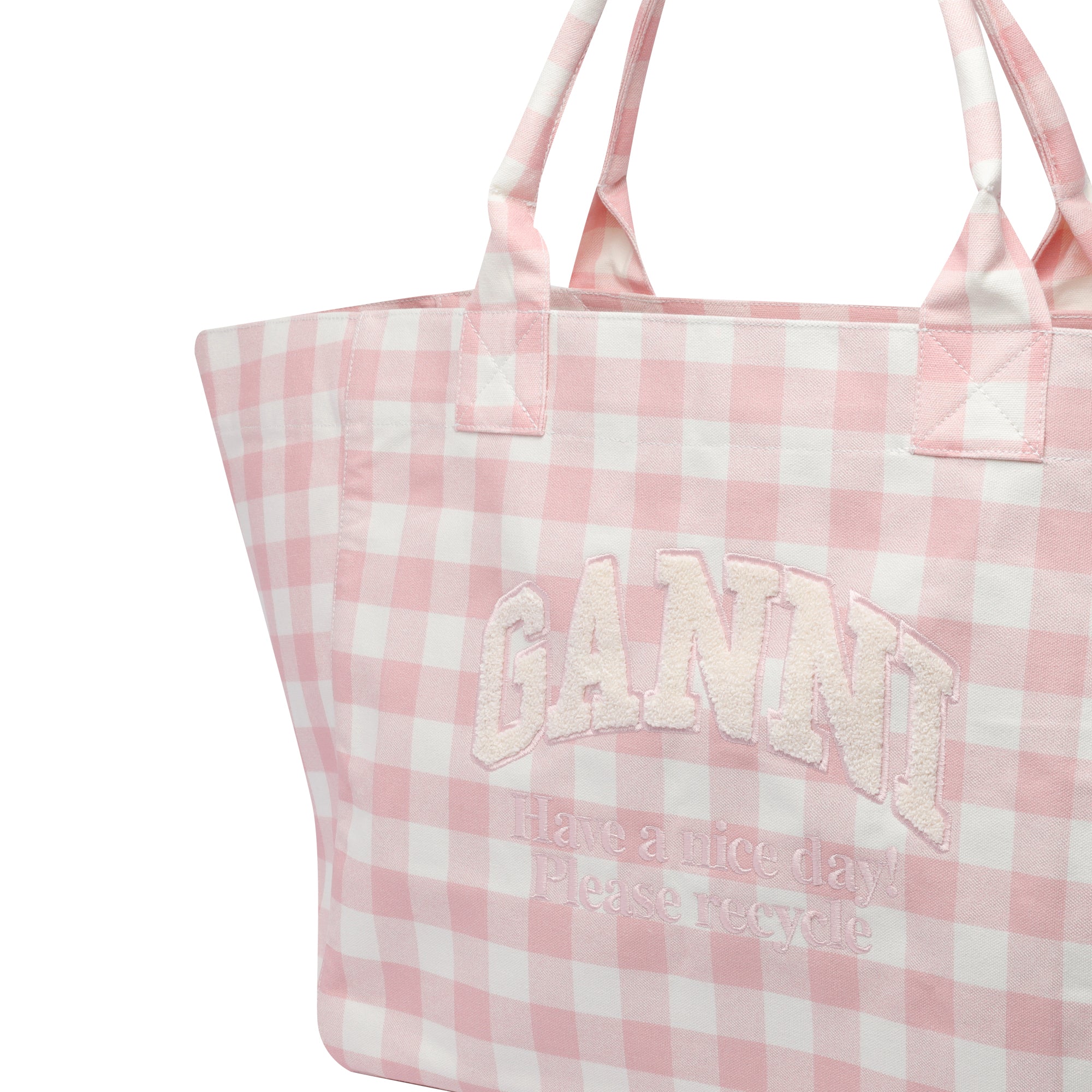 Ganni Bags Pink Cotton