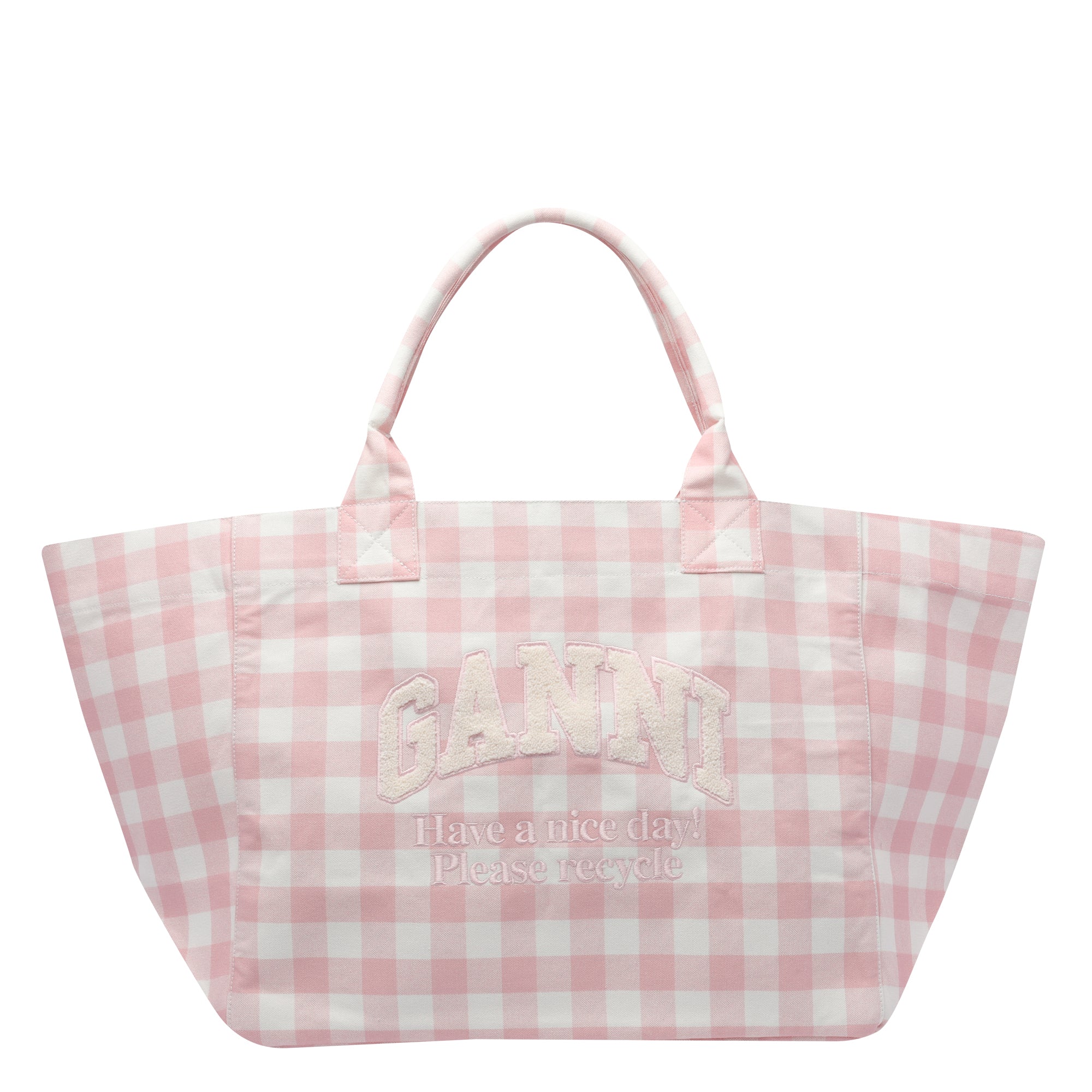 Ganni Bags Pink Cotton