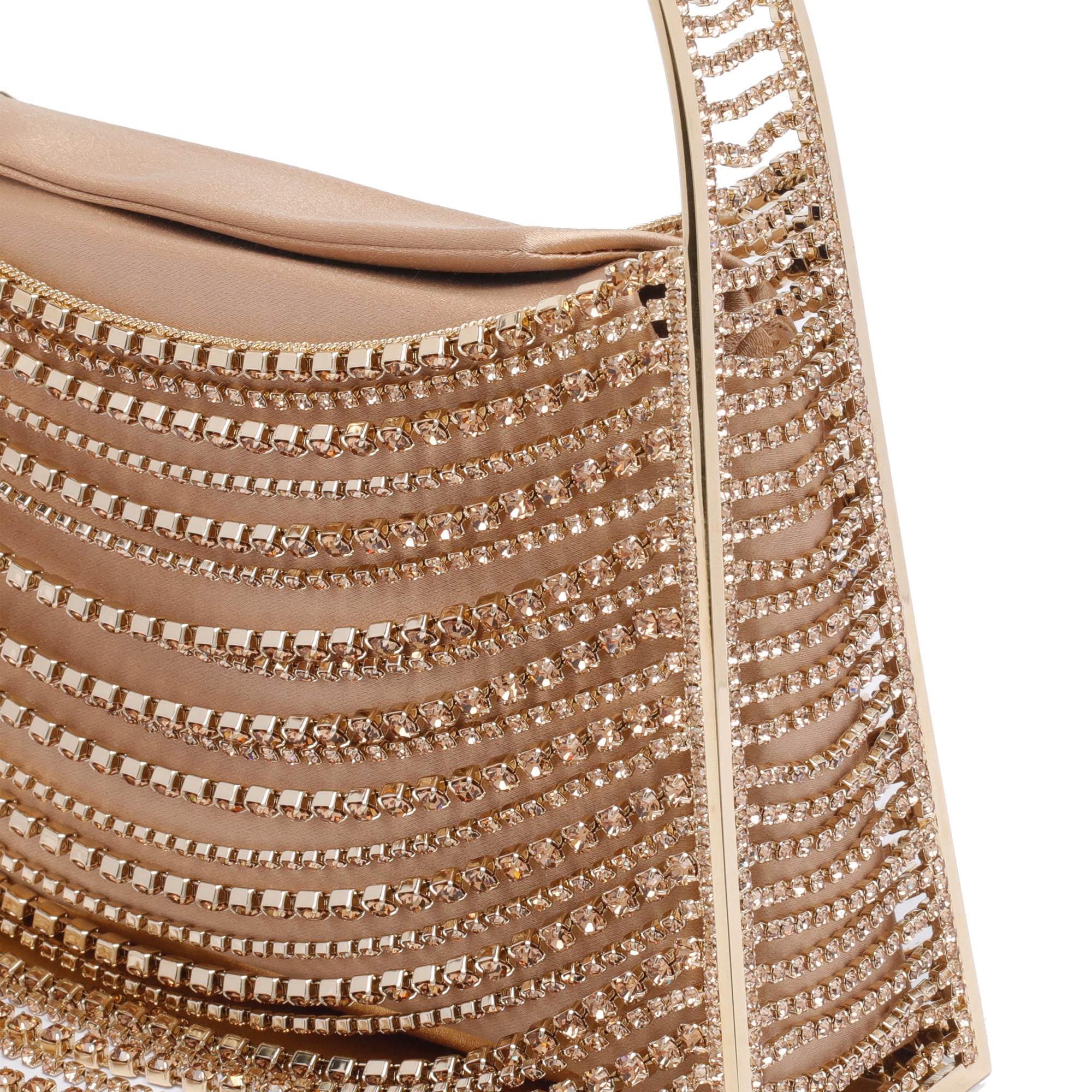 Benedetta Bruzziches Bags Beige Silk Strass