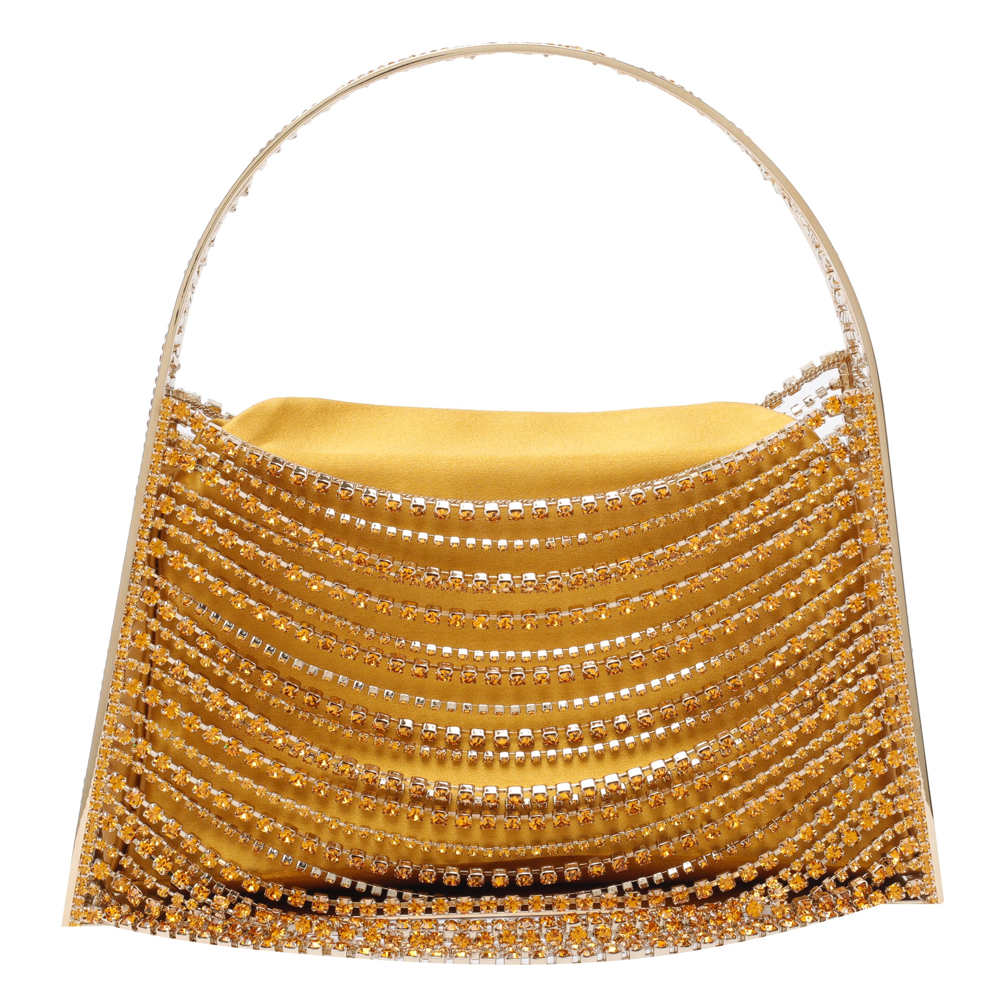 Benedetta Bruzziches Bags Yellow Silk Strass