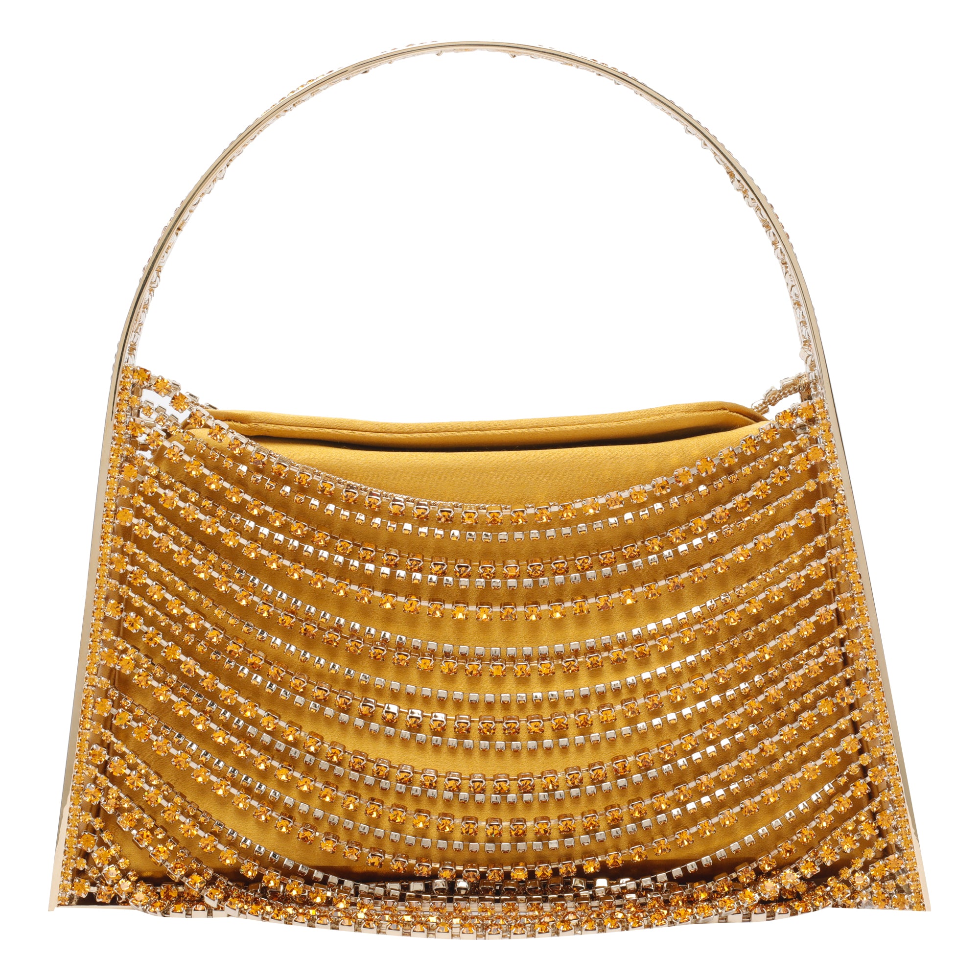 Benedetta Bruzziches Bags Yellow Silk Strass