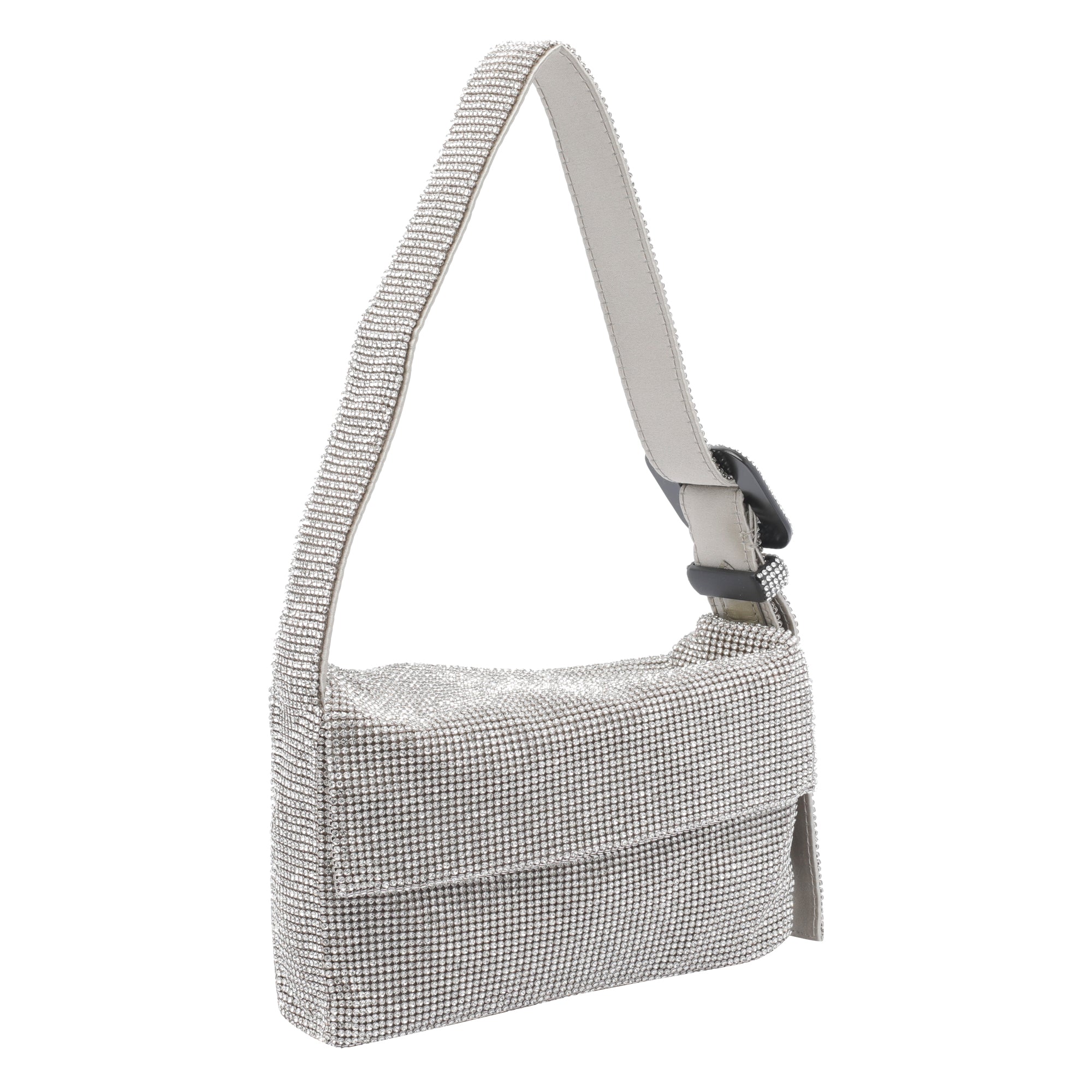 Benedetta Bruzziches Bags Silver Silk Strass